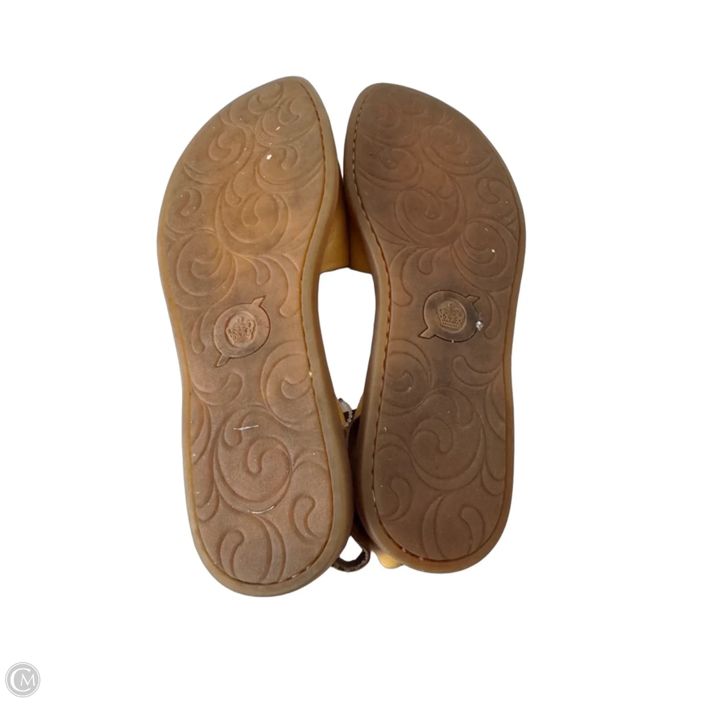 Sandals Flats By Born In Gold, Size: 9