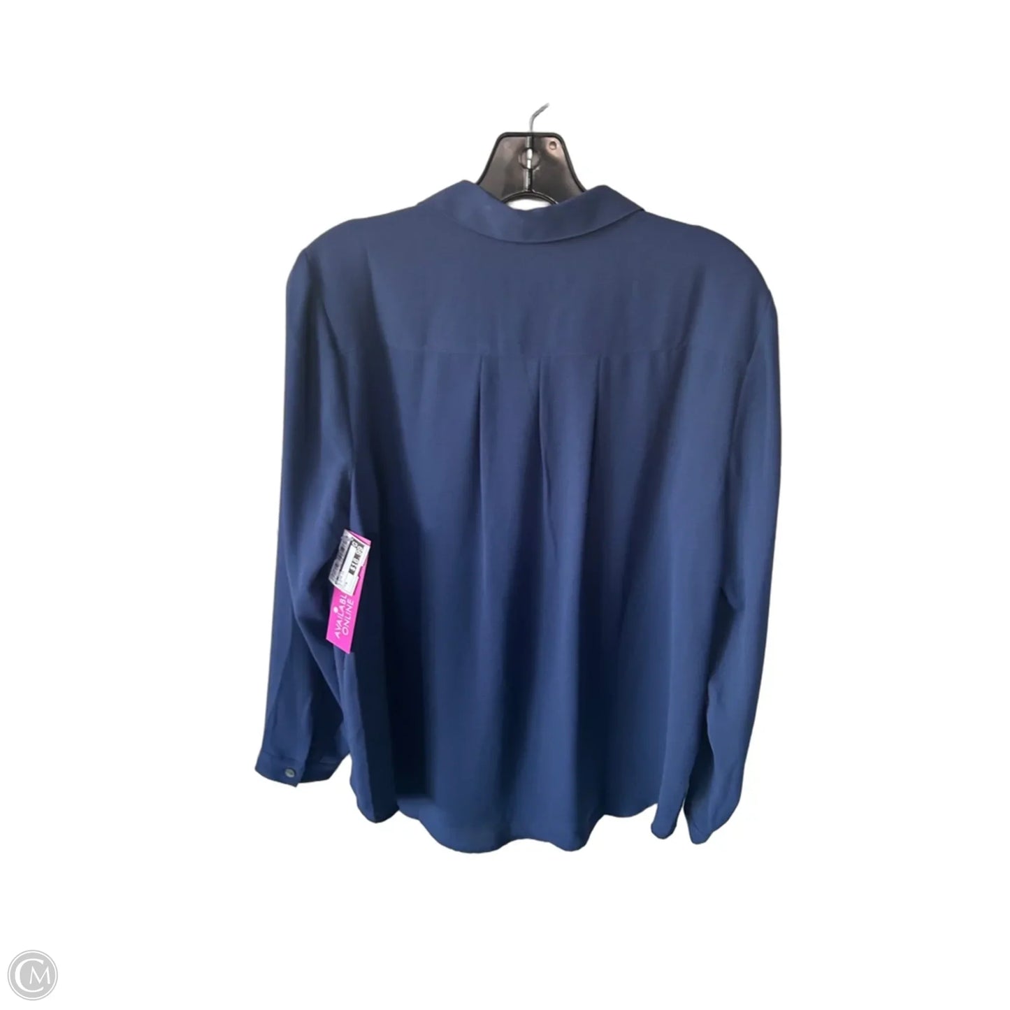 Blouse Long Sleeve By J. Jill In Blue, Size: M