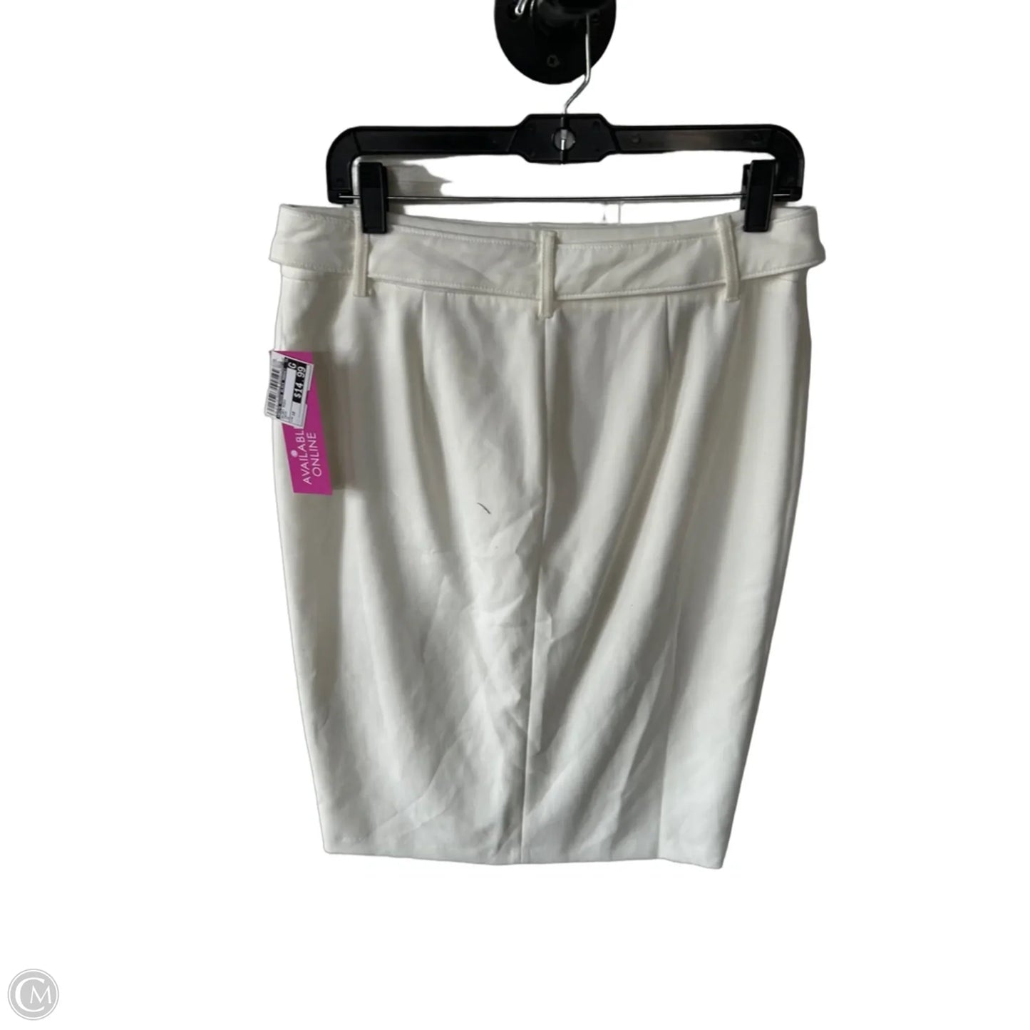 Skirt Midi By White House Black Market In Cream, Size: 10