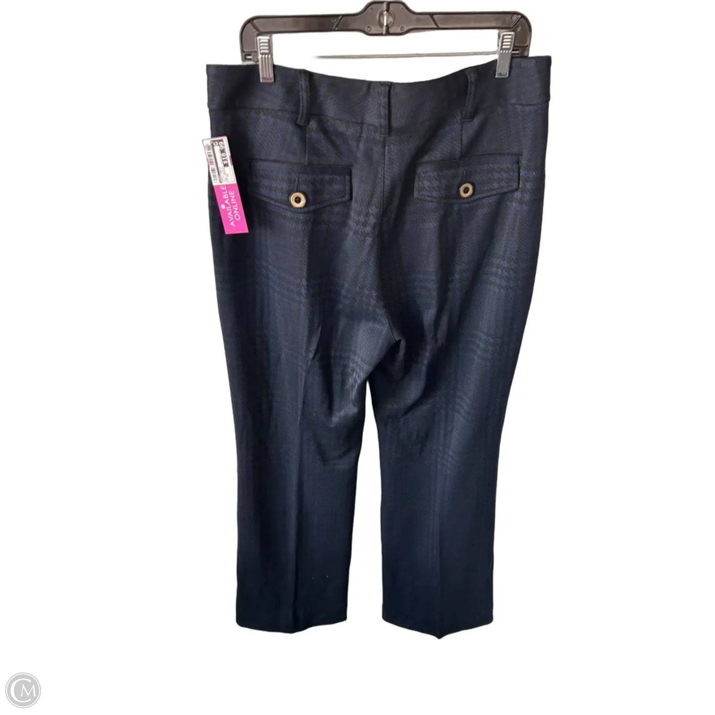Pants Dress By Cabi In Black & Blue, Size: 14