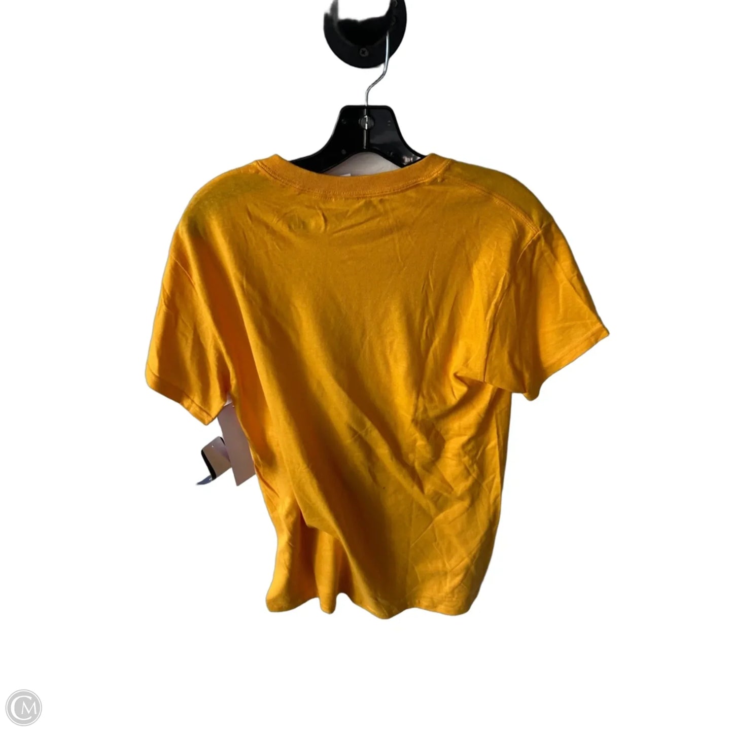 Top Short Sleeve By Clothes Mentor In Gold, Size: S