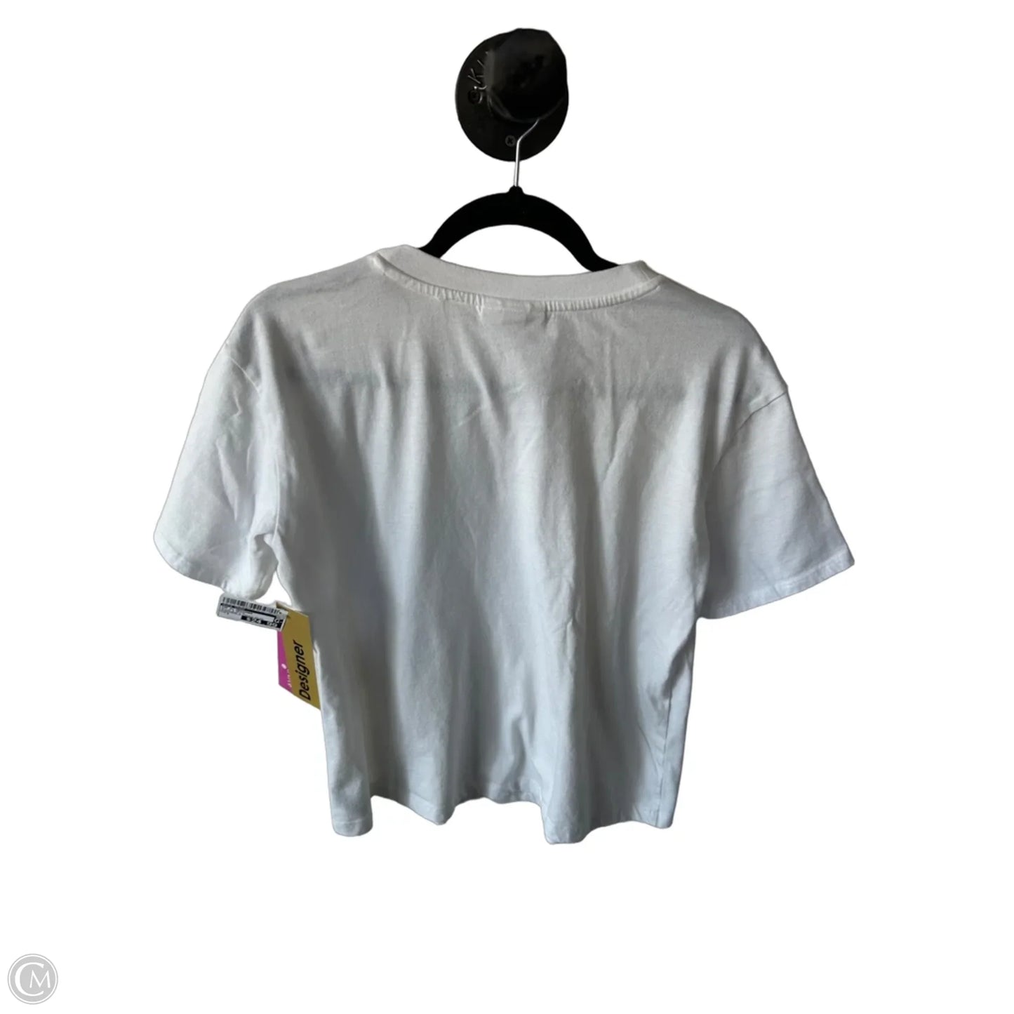 Top Short Sleeve Designer By Kate Spade In Black & White, Size: S