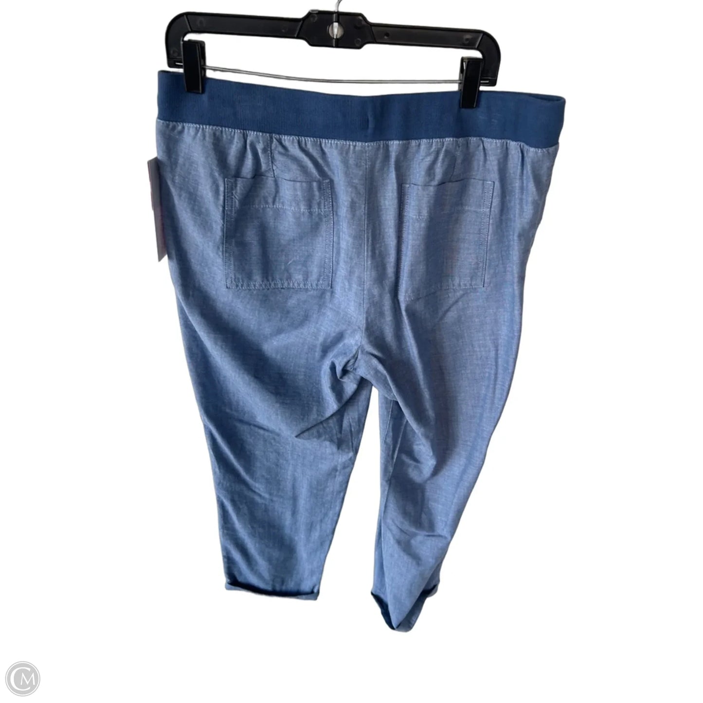 Pants Linen By Talbots In Blue, Size: 12