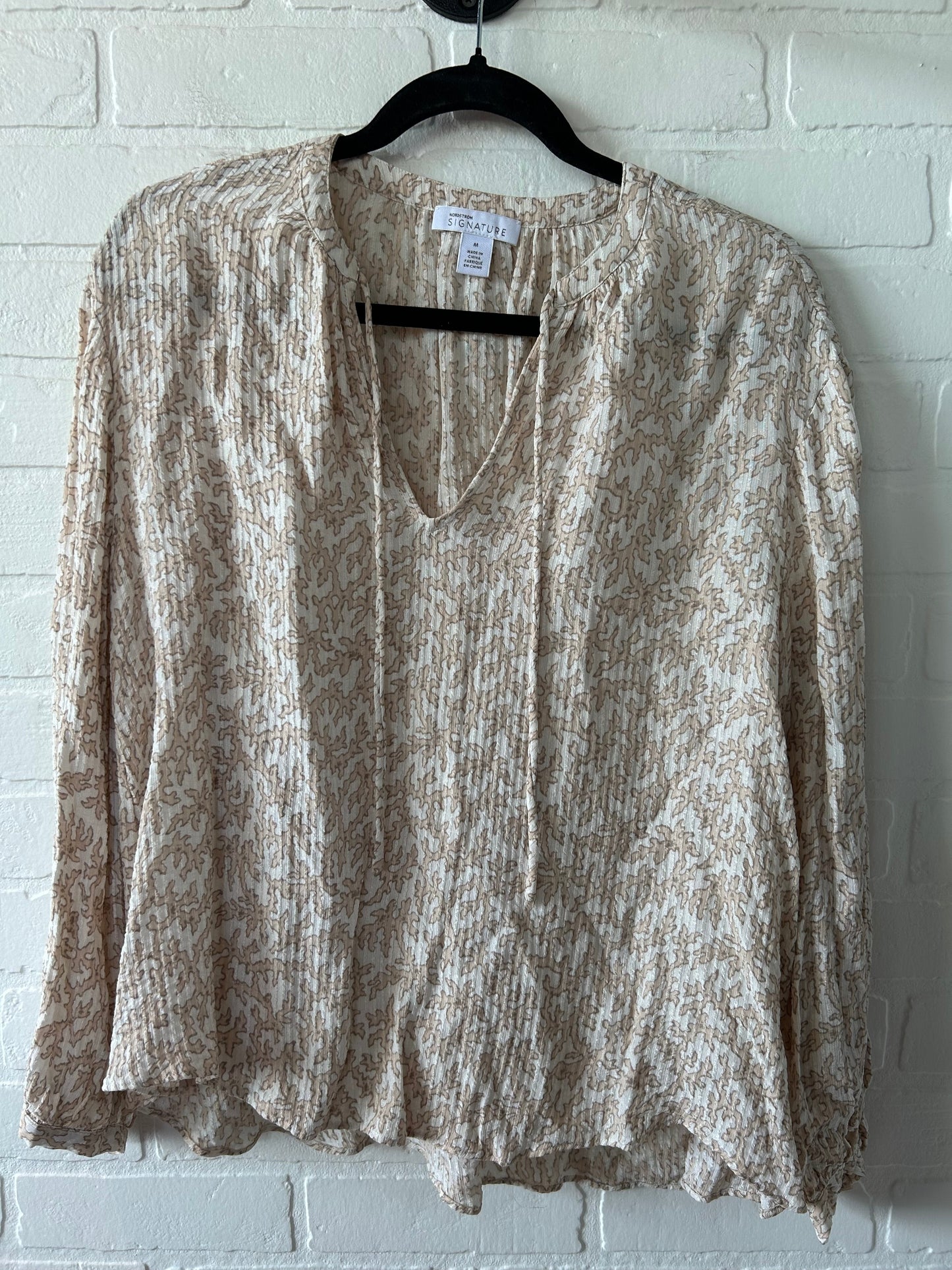 Top Long Sleeve By Nordstrom Size: M