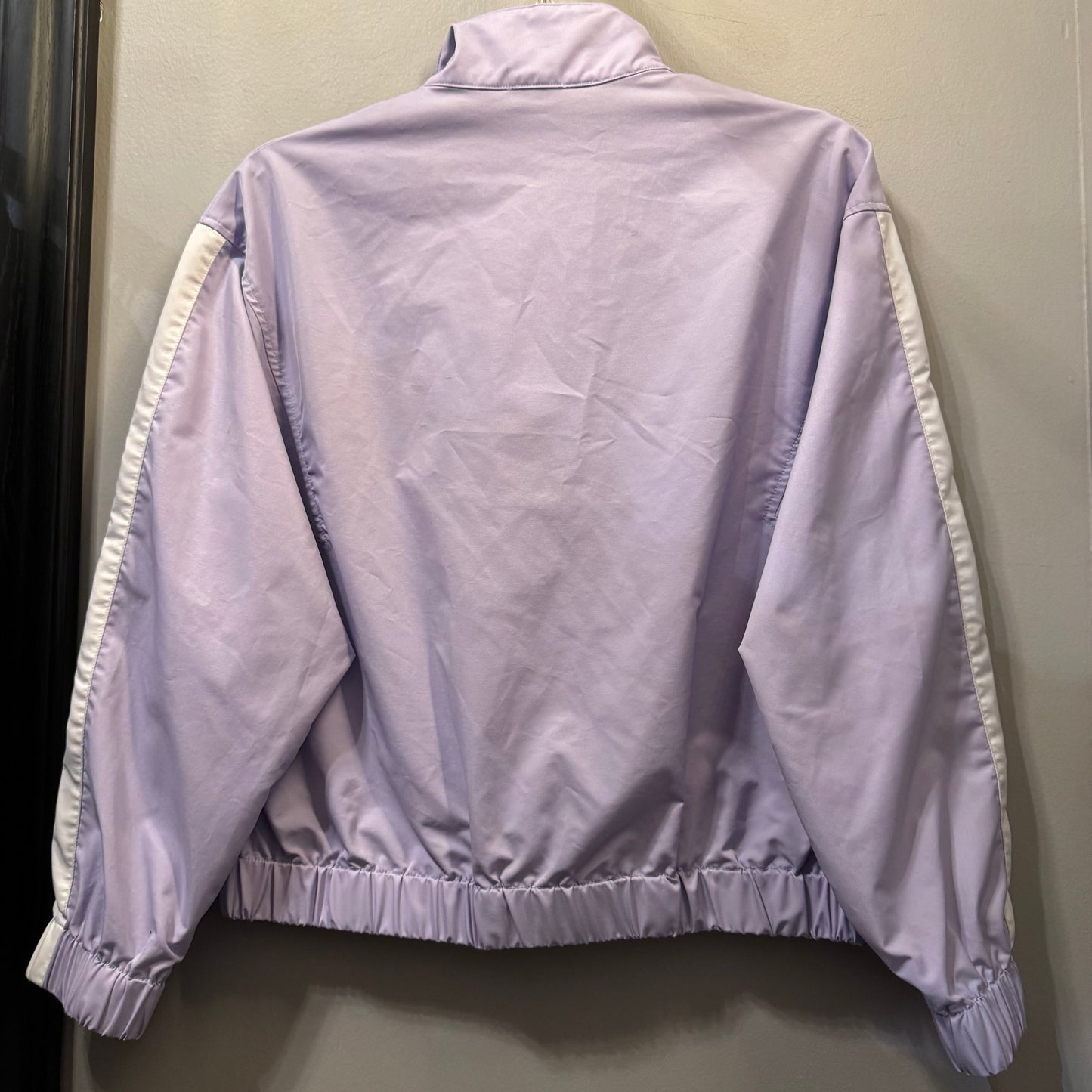Jacket Windbreaker By MNI In Purple & White, Size: Xs
