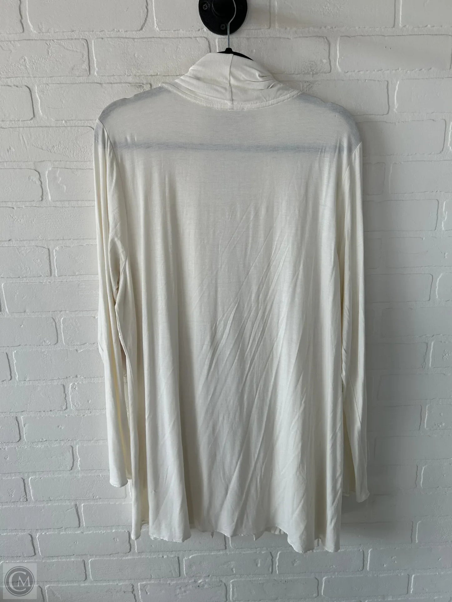 Cardigan By Dantelle In Cream, Size: 1x