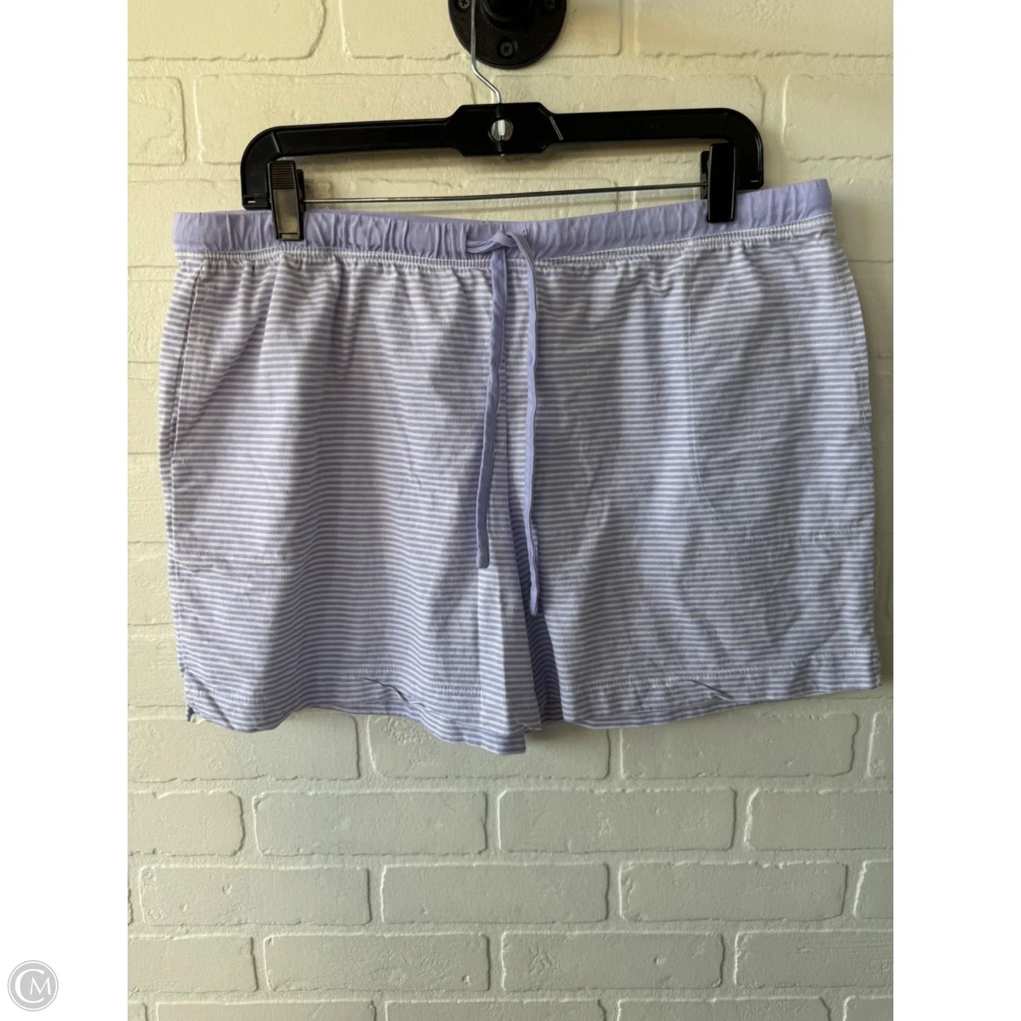 Pajama Pants By Carole Hochman In Purple & White, Size: 16