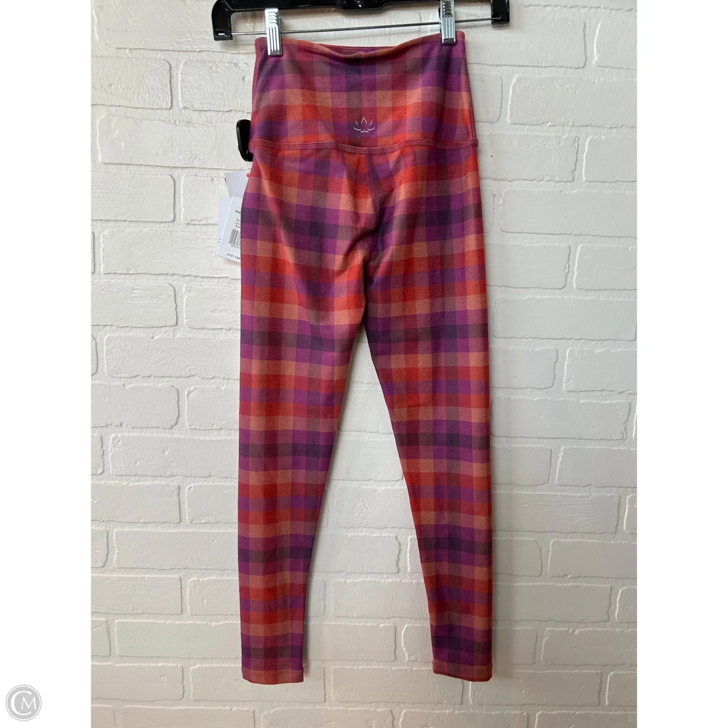 Athletic Leggings By Beyond Yoga In Orange & Purple, Size: 0