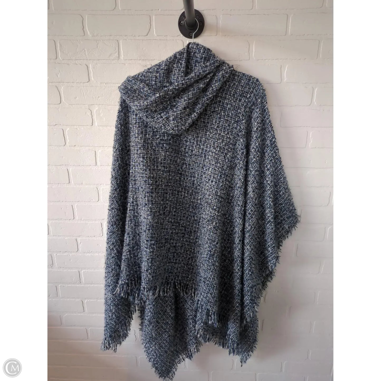 Poncho By World Market In Blue, Size: Osfm