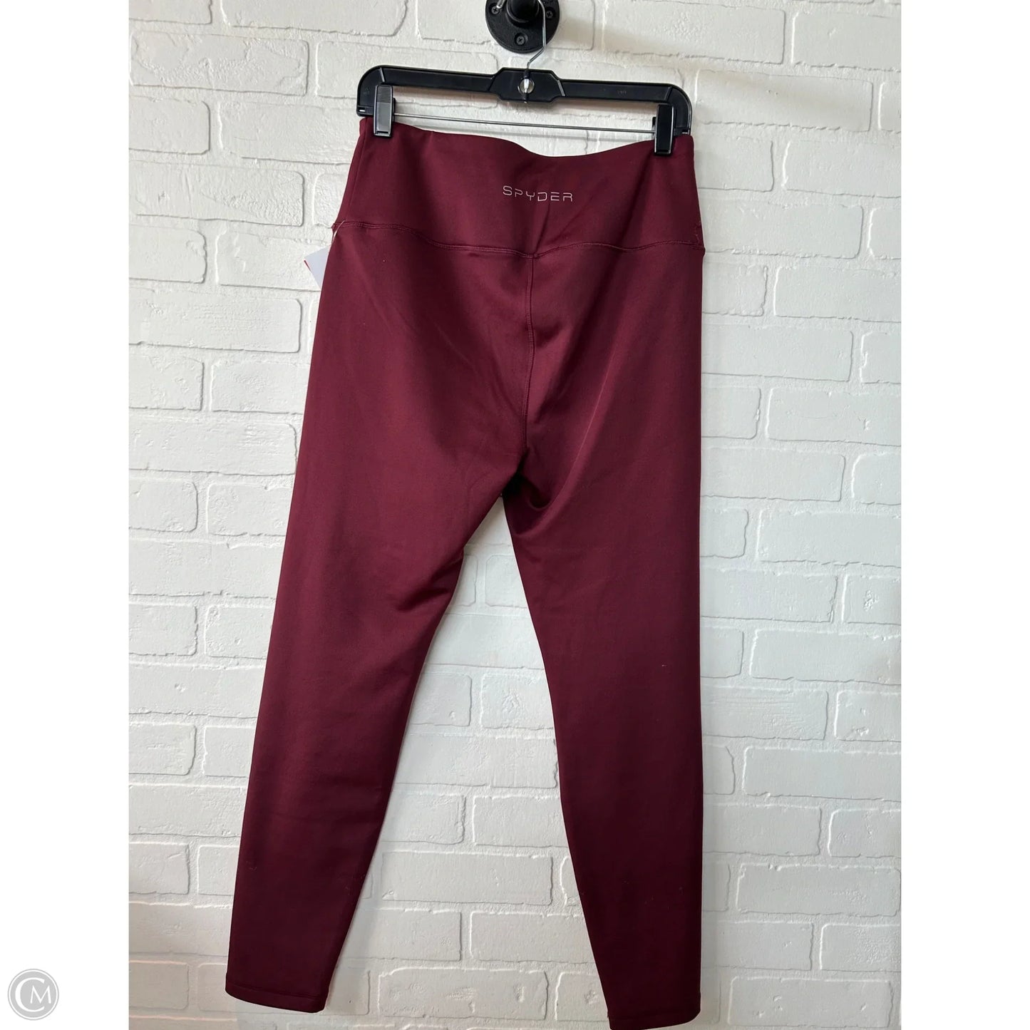 Athletic Leggings By Spyder In Red, Size: 12