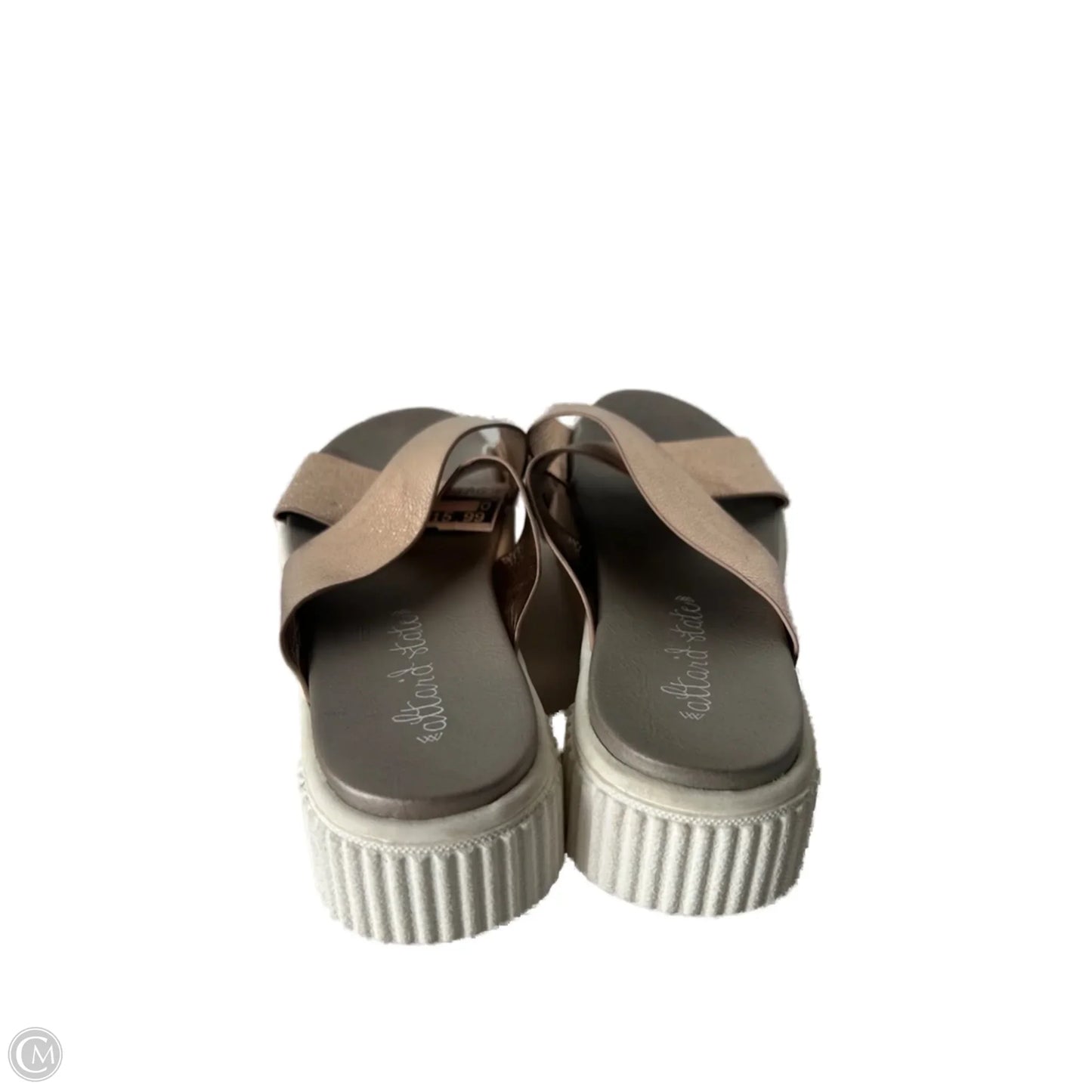 Sandals Flats By Altard State In Bronze, Size: 9
