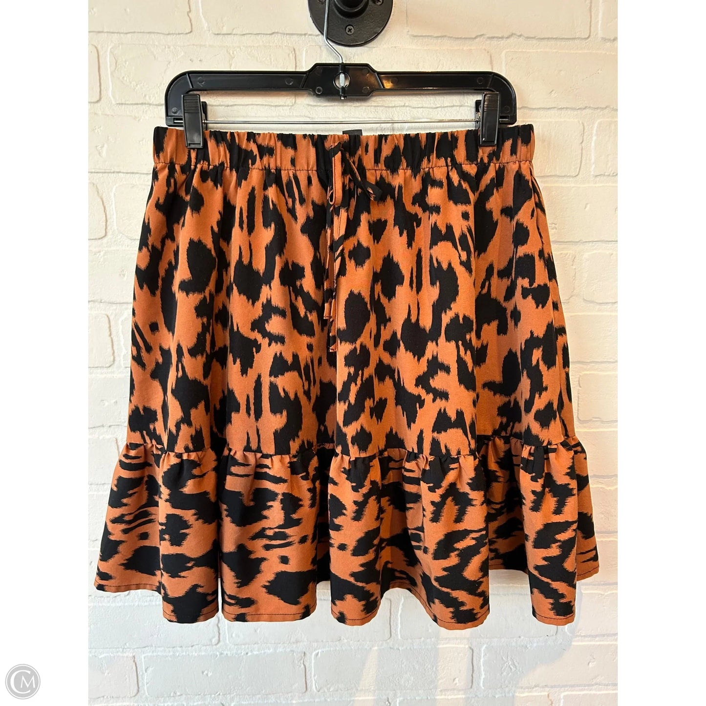 Skirt Mini & Short By Shein In Black & Brown, Size: 16