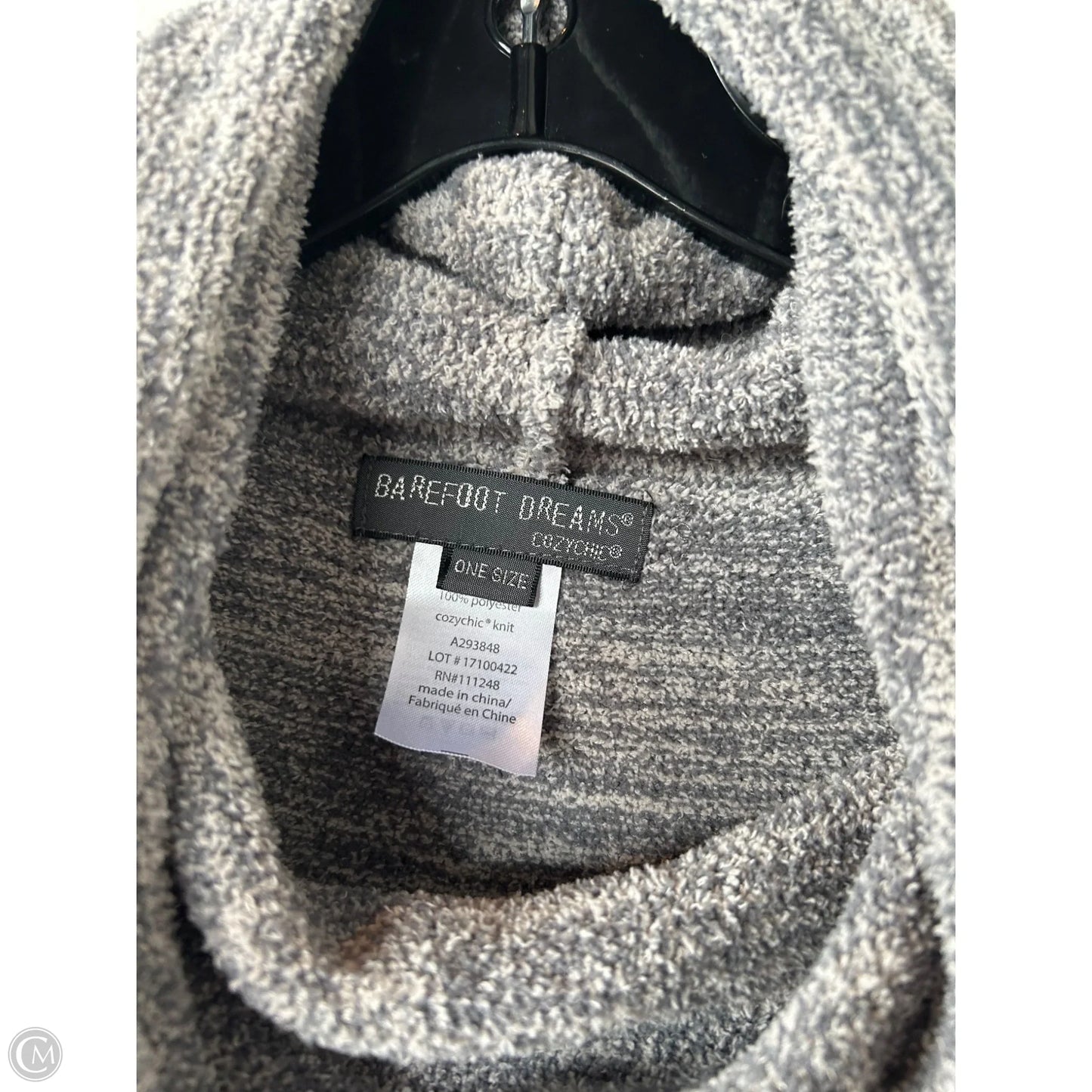 Poncho By Barefoot Dreams In Grey, Size: Osfm