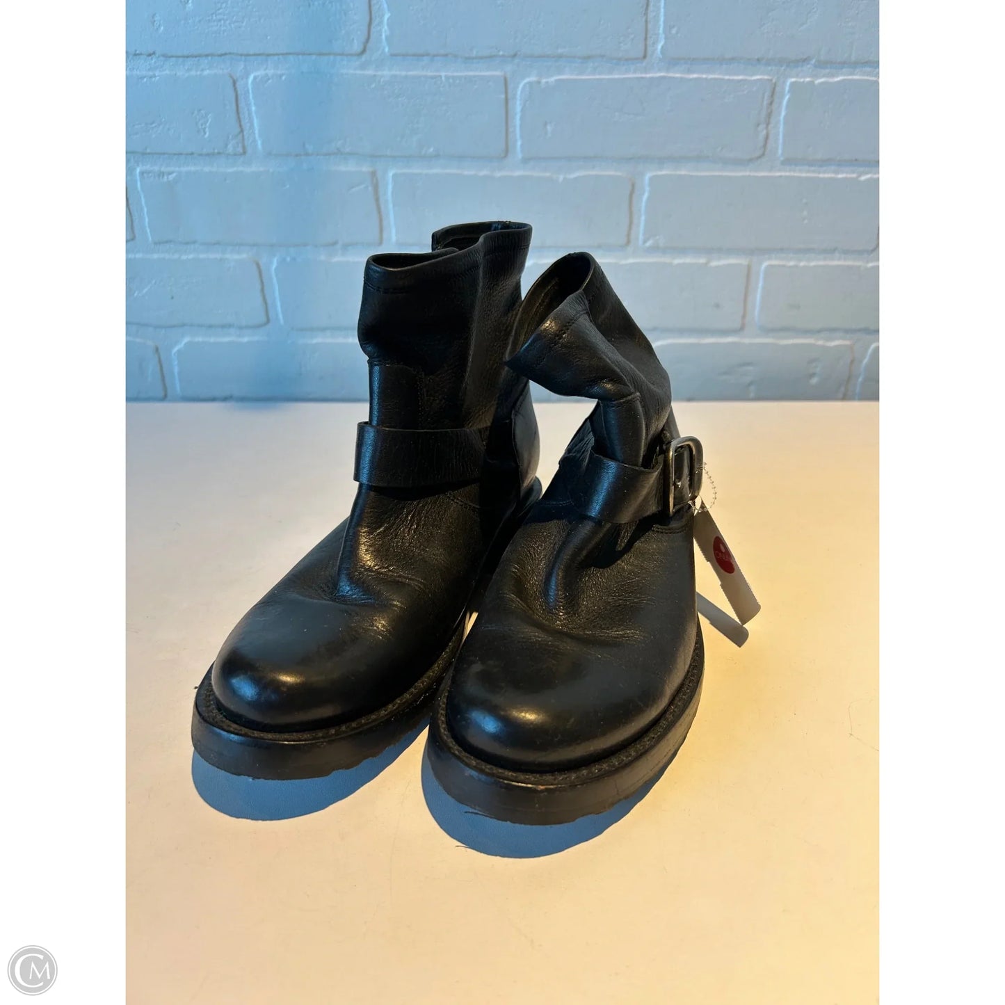 Boots Designer By Frye In Black, Size: 6
