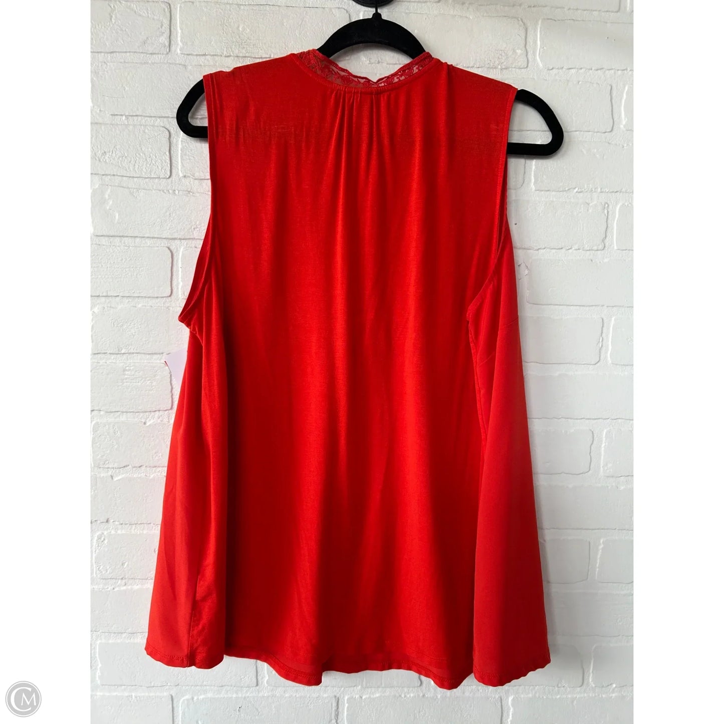 Top Sleeveless By A New Day In Orange, Size: Xxl