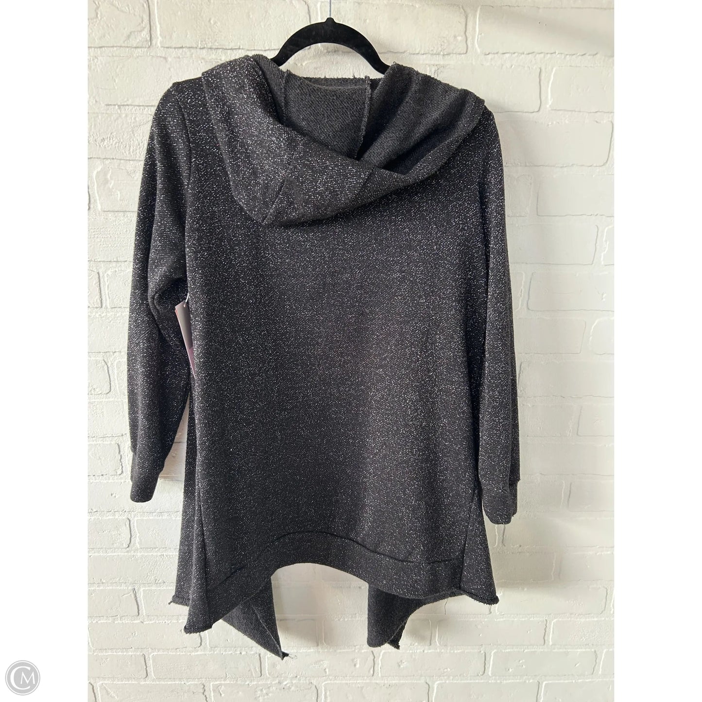 Cardigan By Juicy Couture In Black & Silver, Size: M