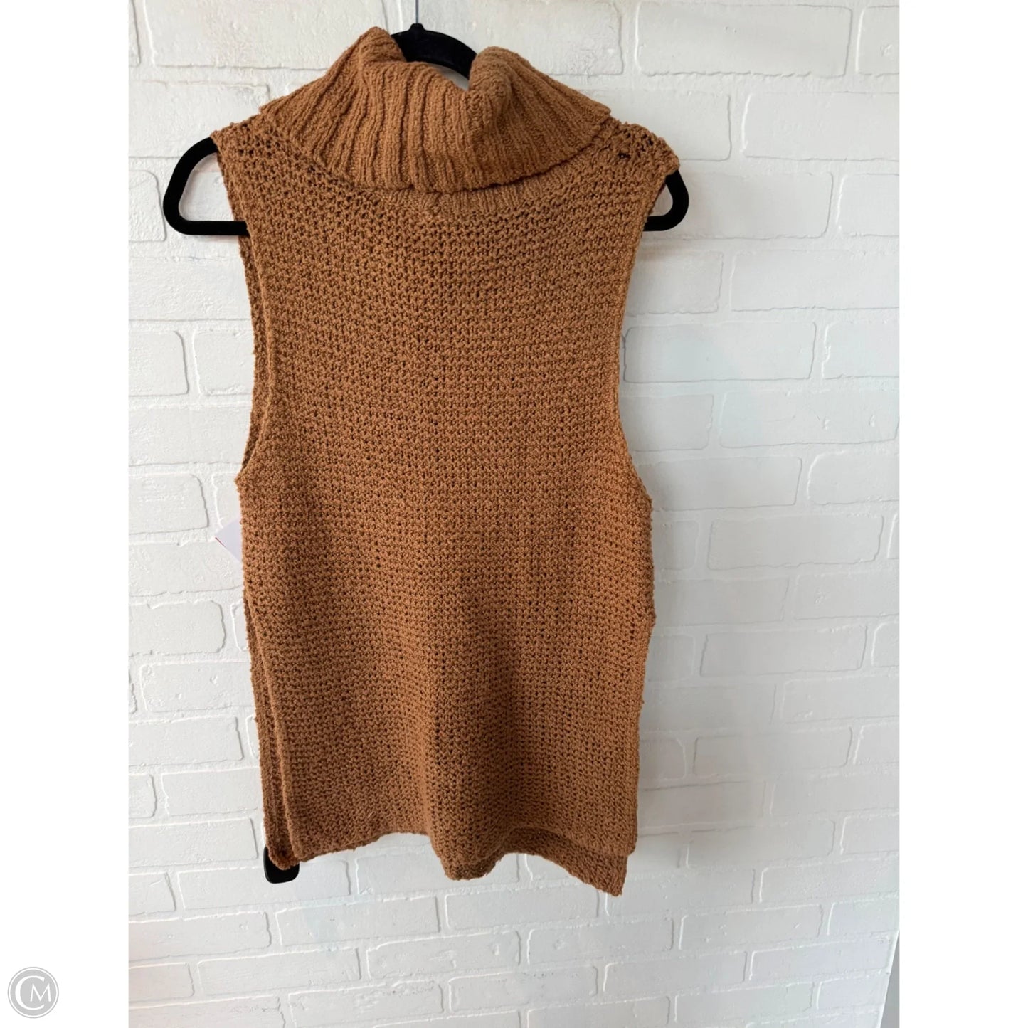 Vest Sweater By Free People In Tan, Size: Xs