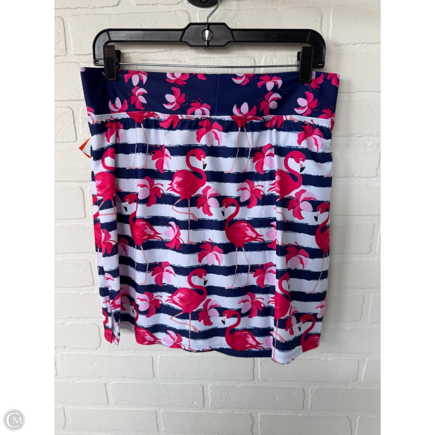 Athletic Skort By Clothes Mentor In Black & Pink, Size: 16
