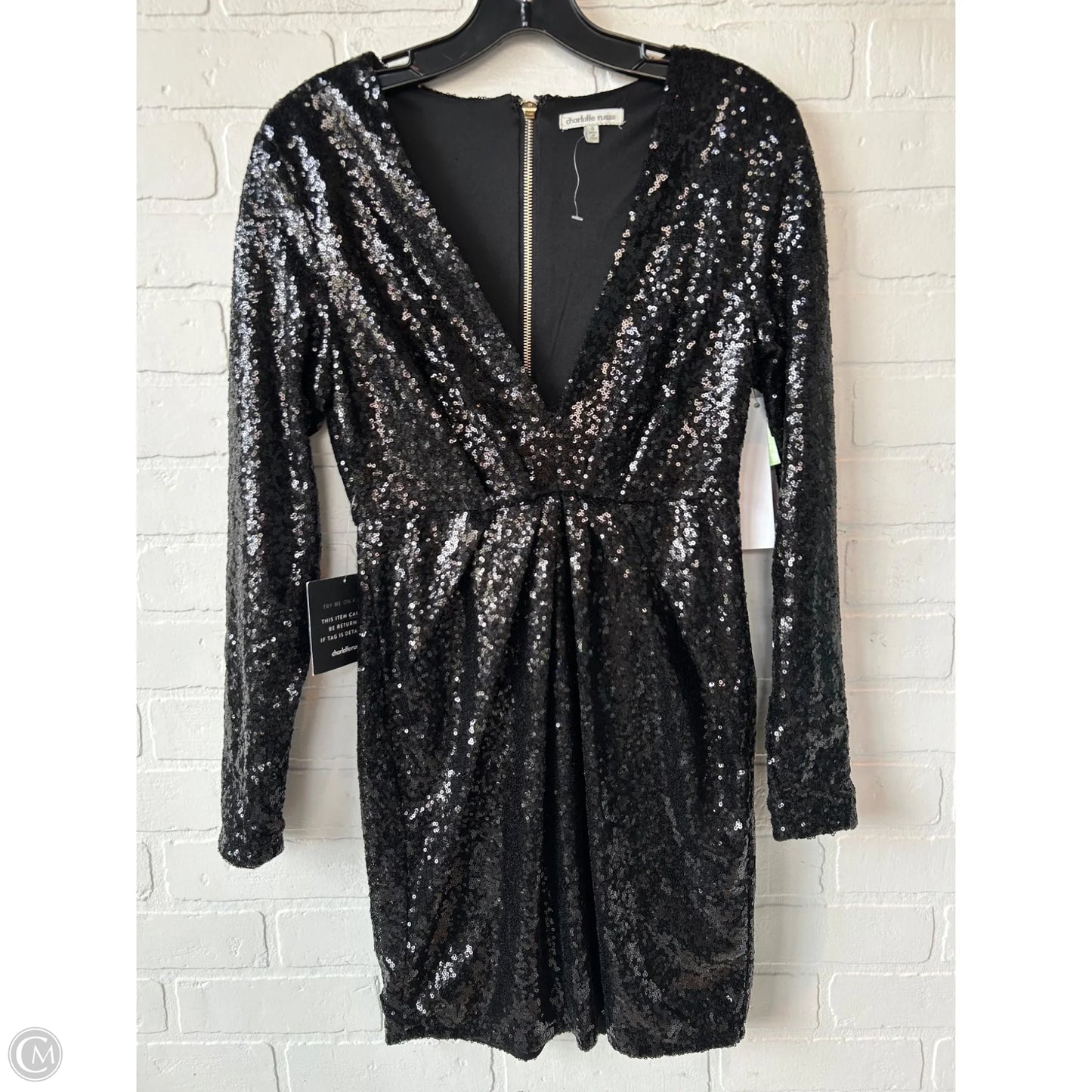 Dress Party Short By Charlotte Russe In Black, Size: S