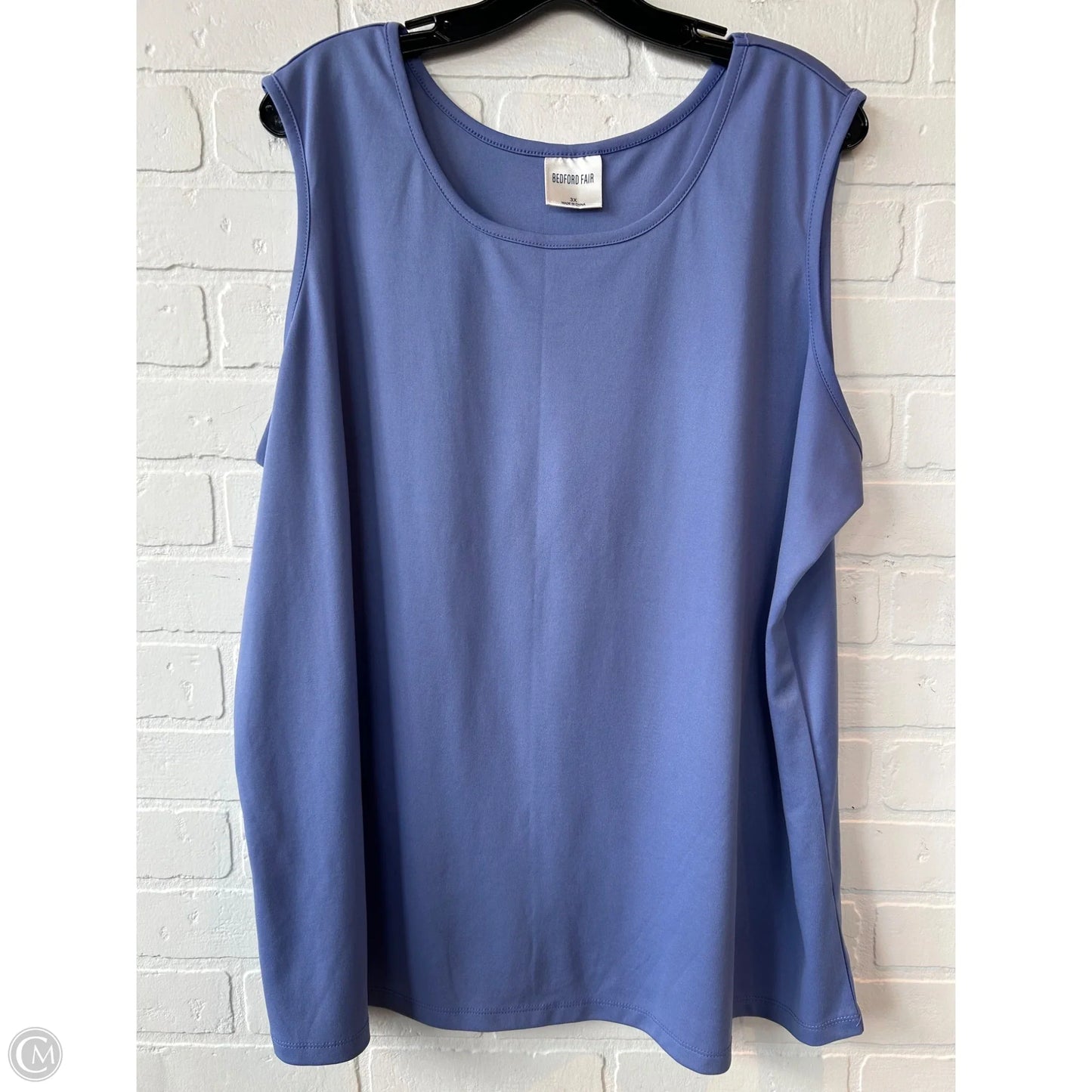 Top Sleeveless Basic By Bedford Fair In Purple, Size: 3x