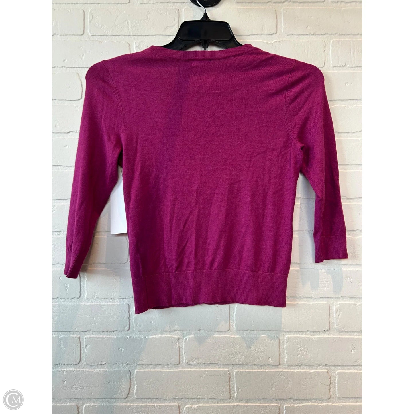 Sweater Short Sleeve By Halogen In Purple, Size: S