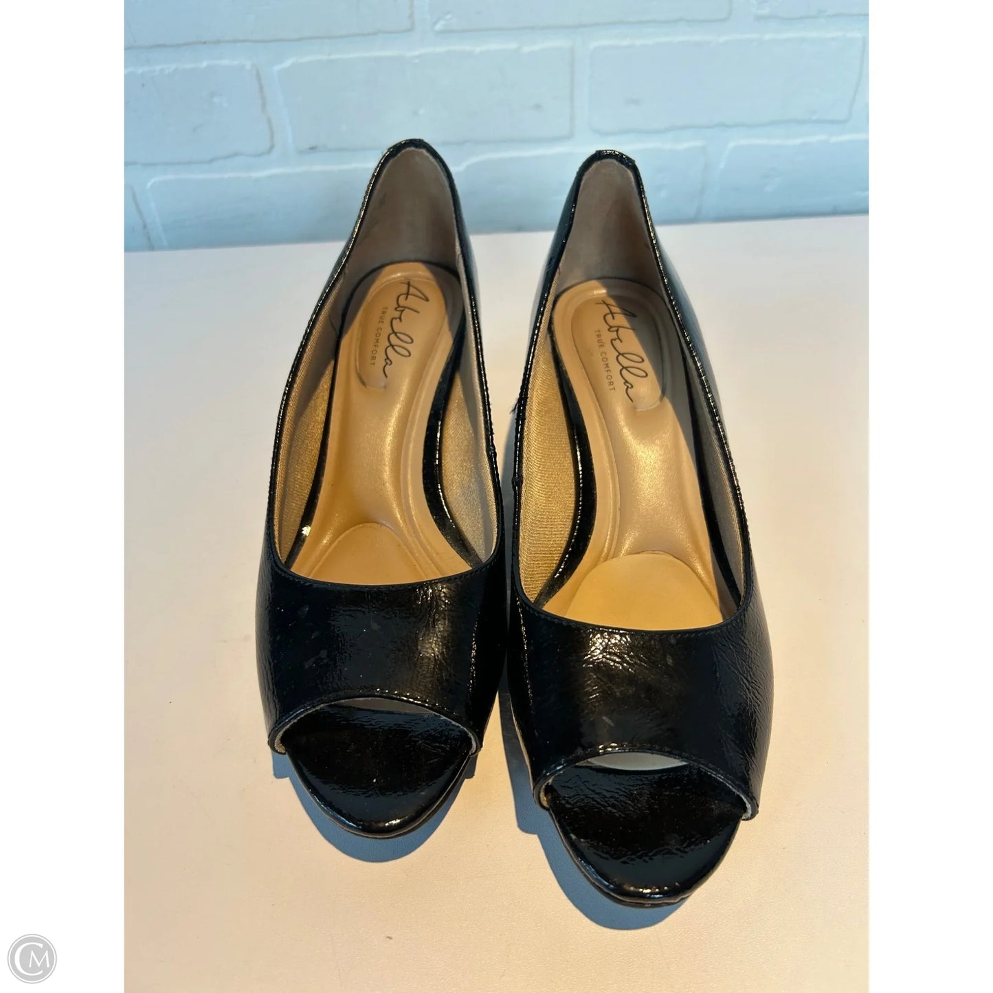 Sandals Heels Block By abella In Black, Size: 9