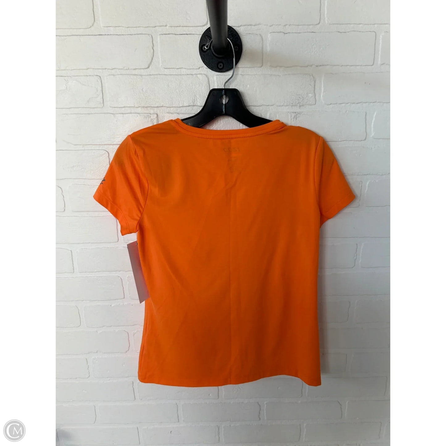 Athletic Top Short Sleeve By Izod In Orange, Size: Xs
