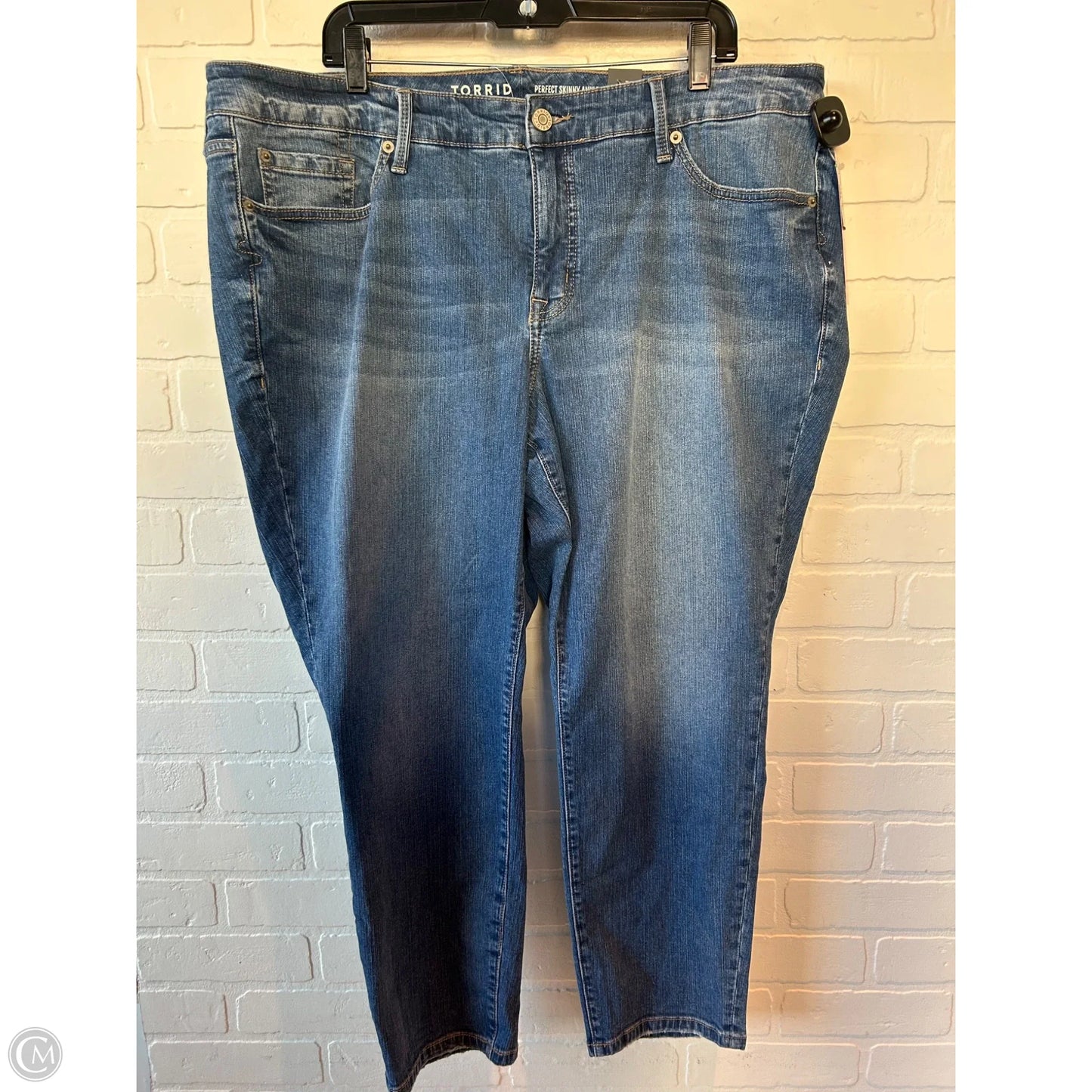 Jeans Skinny By Torrid In Blue Denim, Size: 22