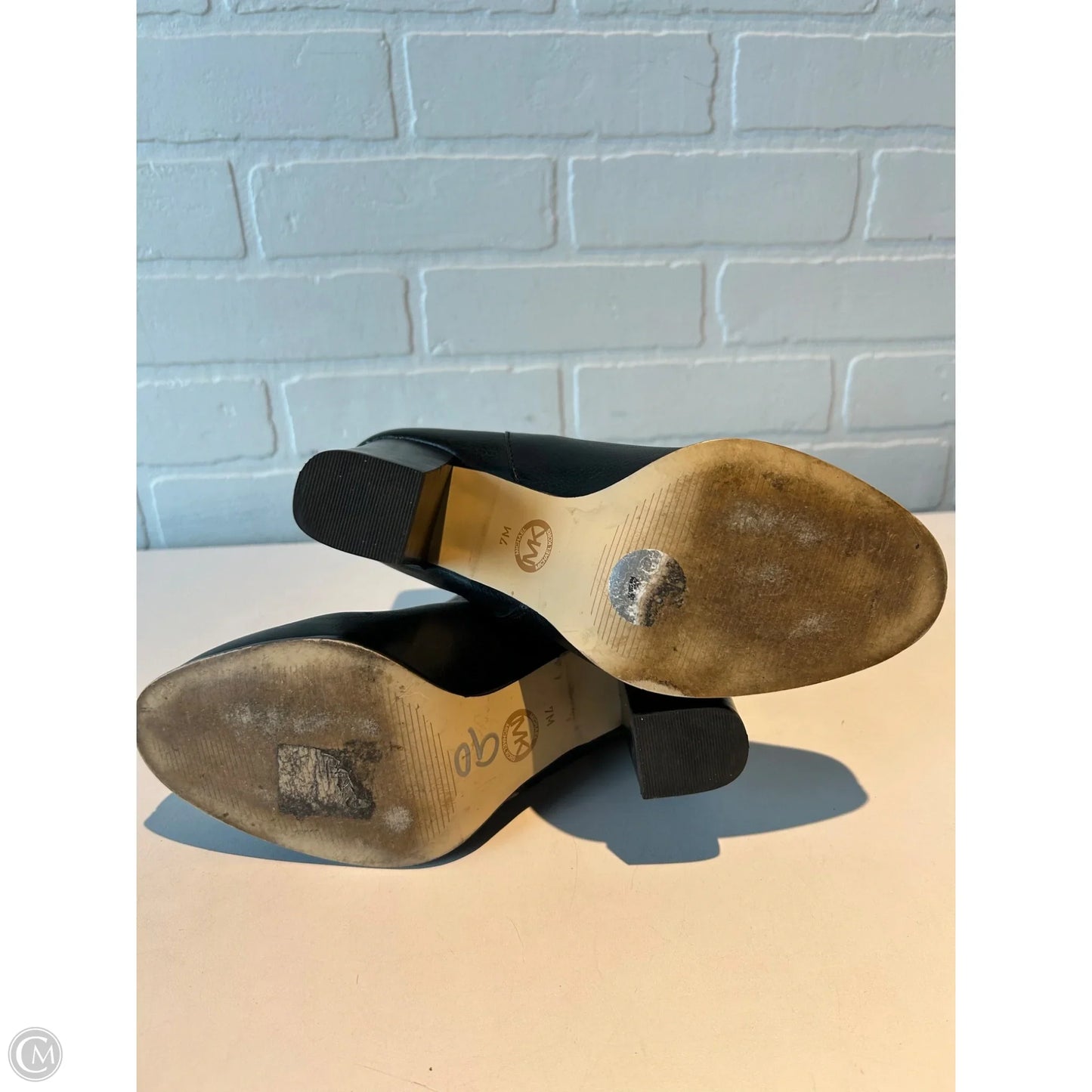 Boots Ankle Heels By Michael By Michael Kors In Black, Size: 7