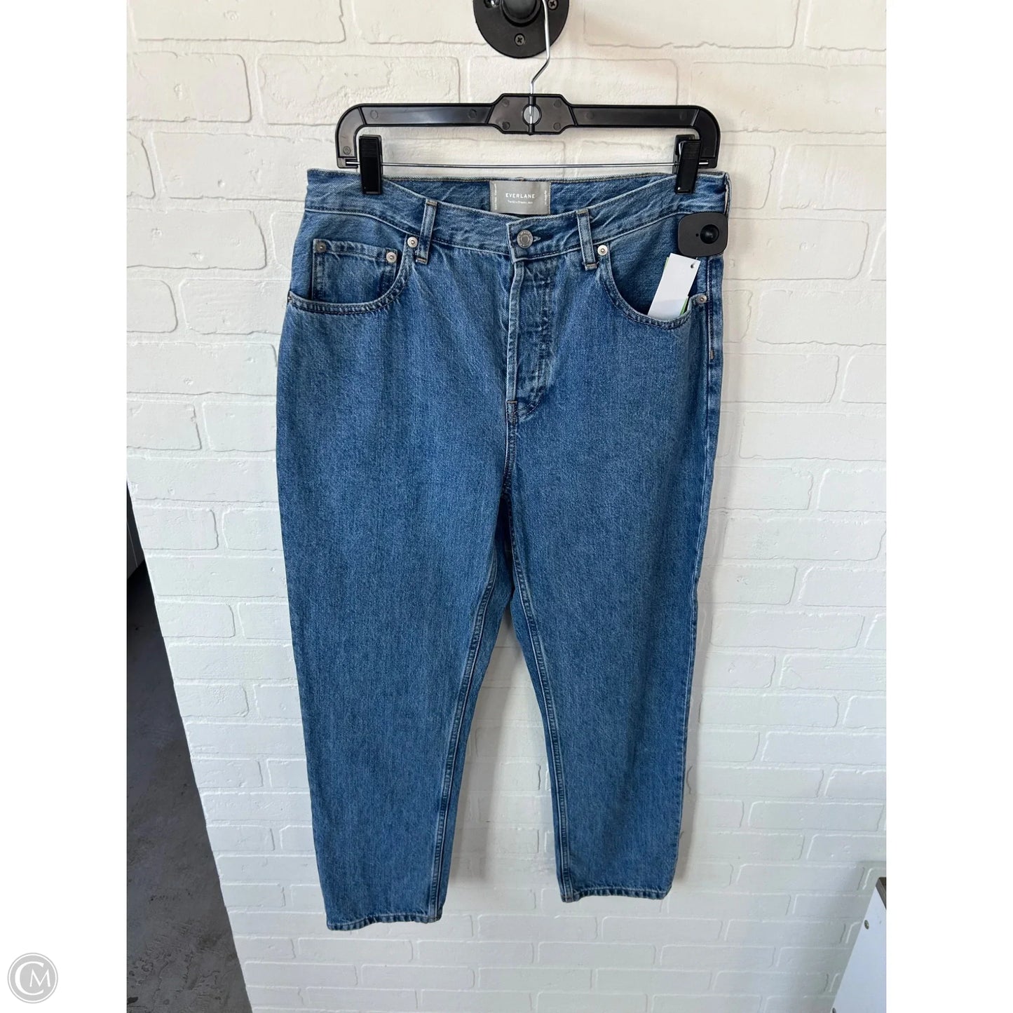 Jeans Straight By Everlane In Blue Denim, Size: 10