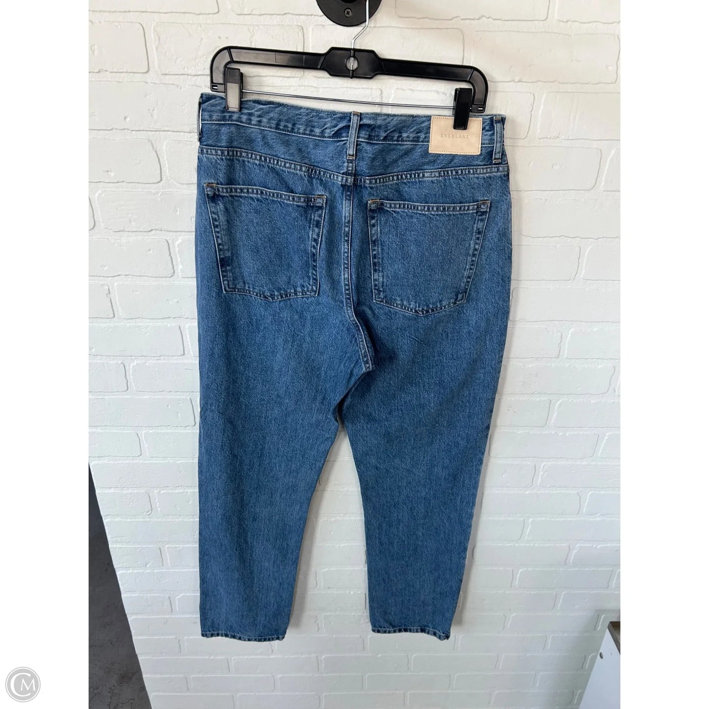 Jeans Straight By Everlane In Blue Denim, Size: 10