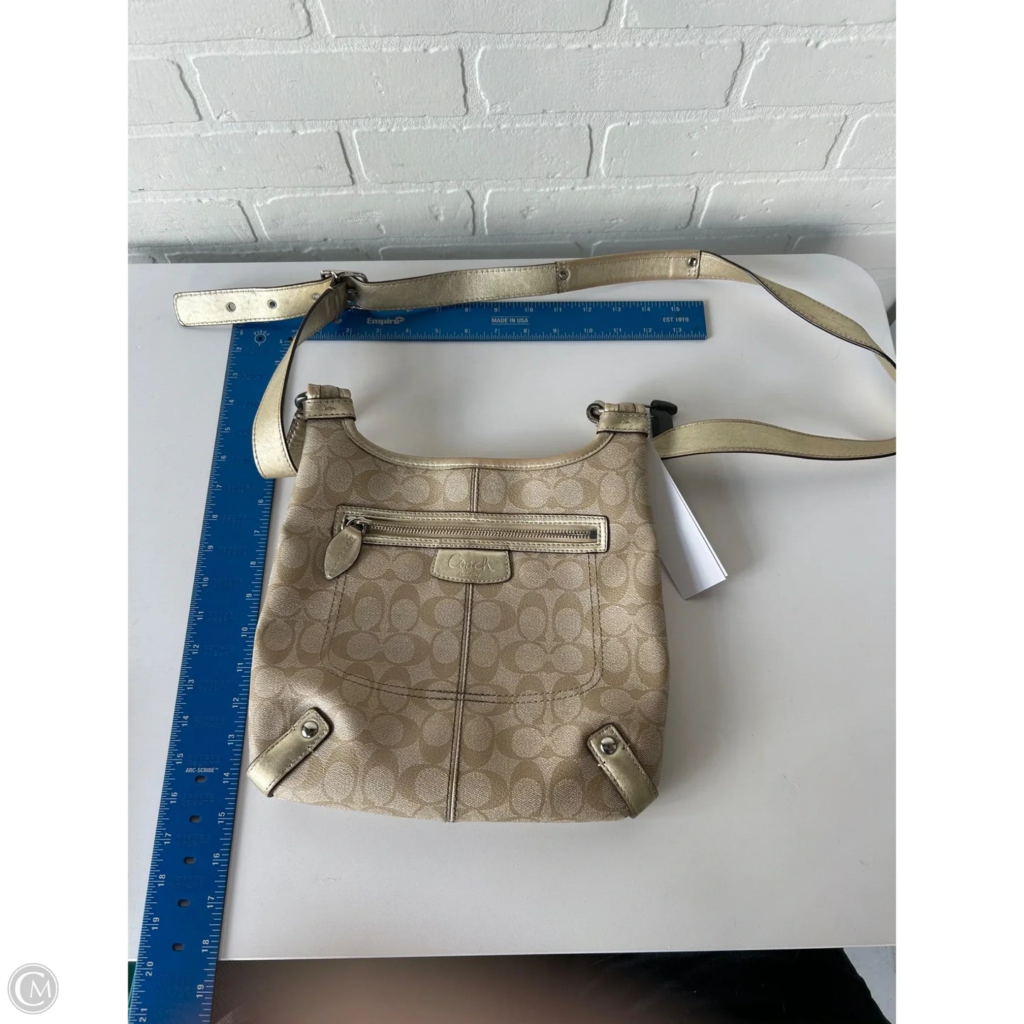 Crossbody Designer By Coach, Size: Medium