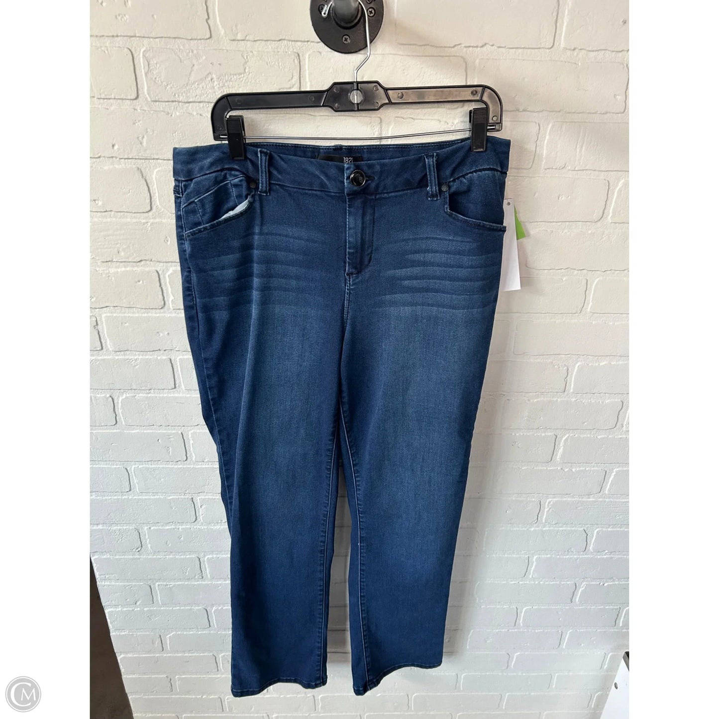 Jeans Straight By 1822 Denim In Blue Denim, Size: 14