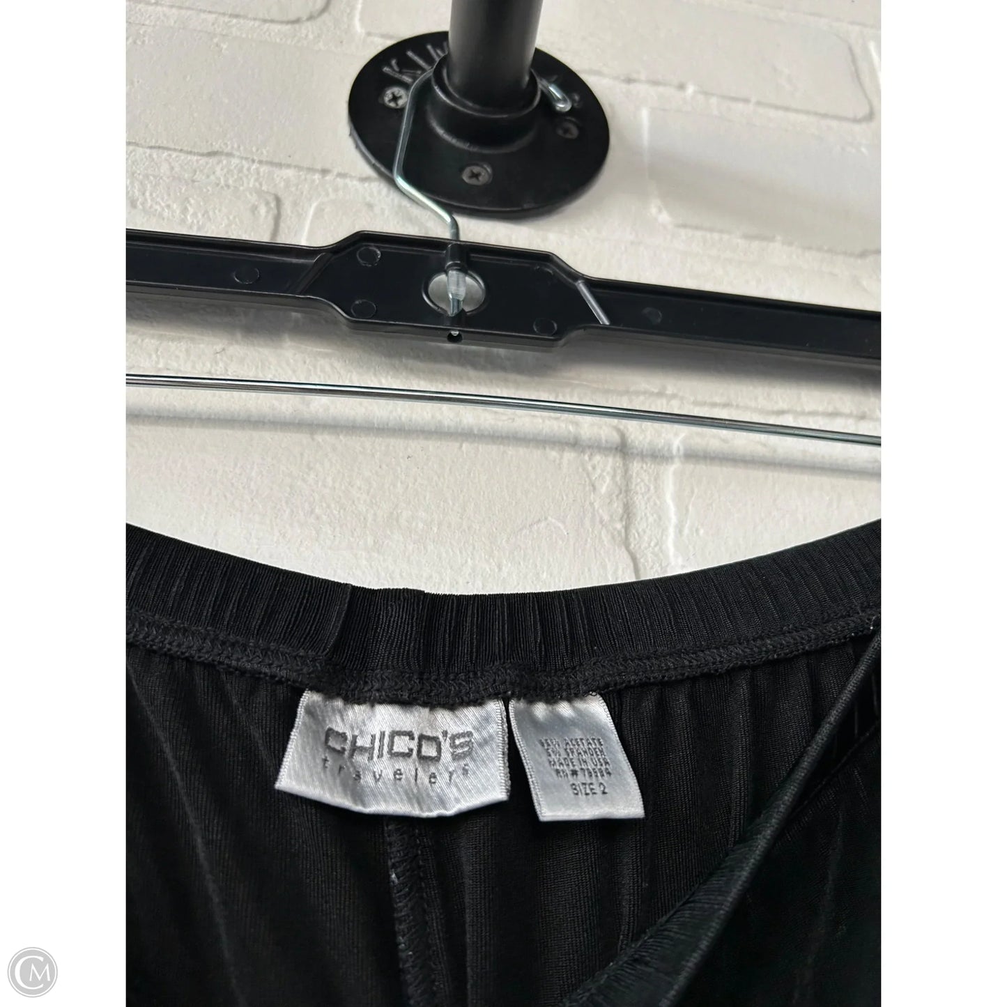 Pants Wide Leg By Chicos In Black, Size: 12
