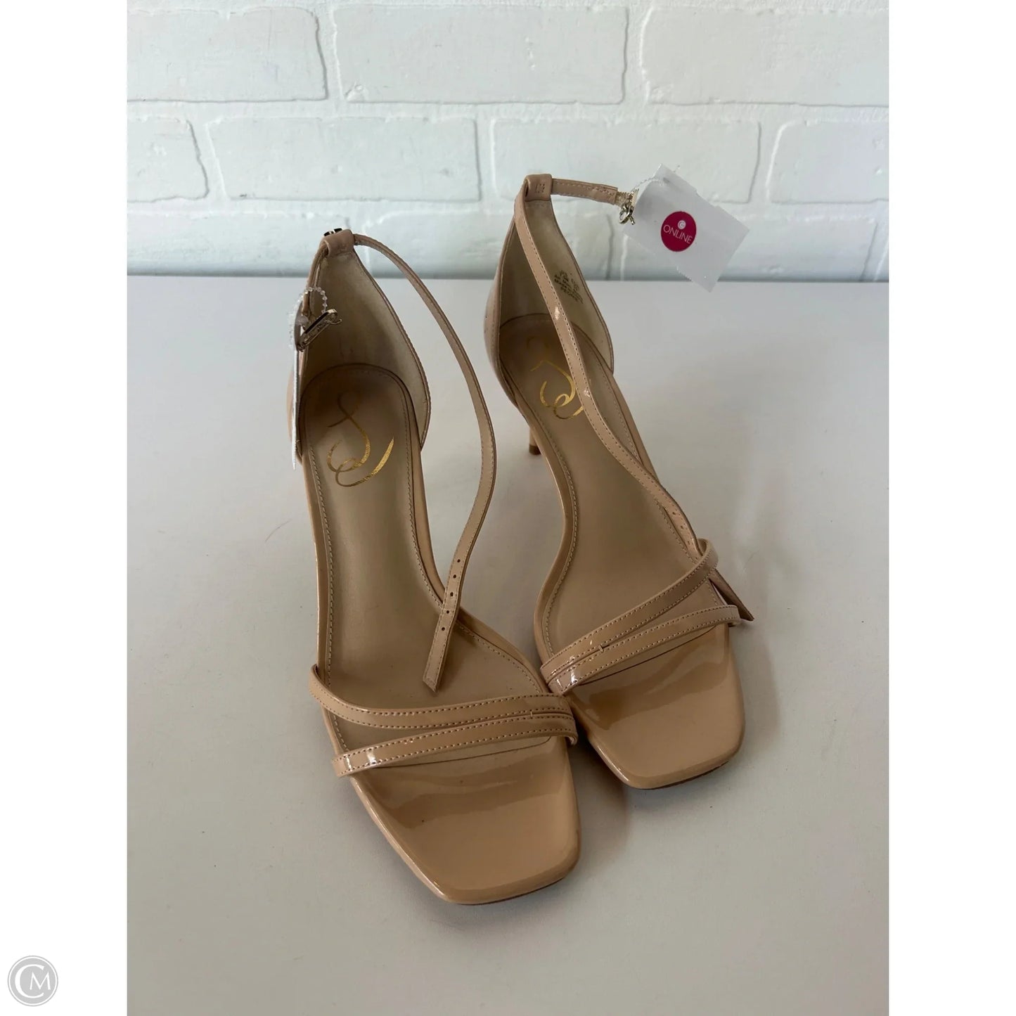 Sandals Heels Kitten By Sam Edelman In Tan, Size: 7.5