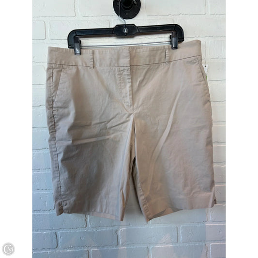 Shorts By Ann Taylor In Tan, Size: 14