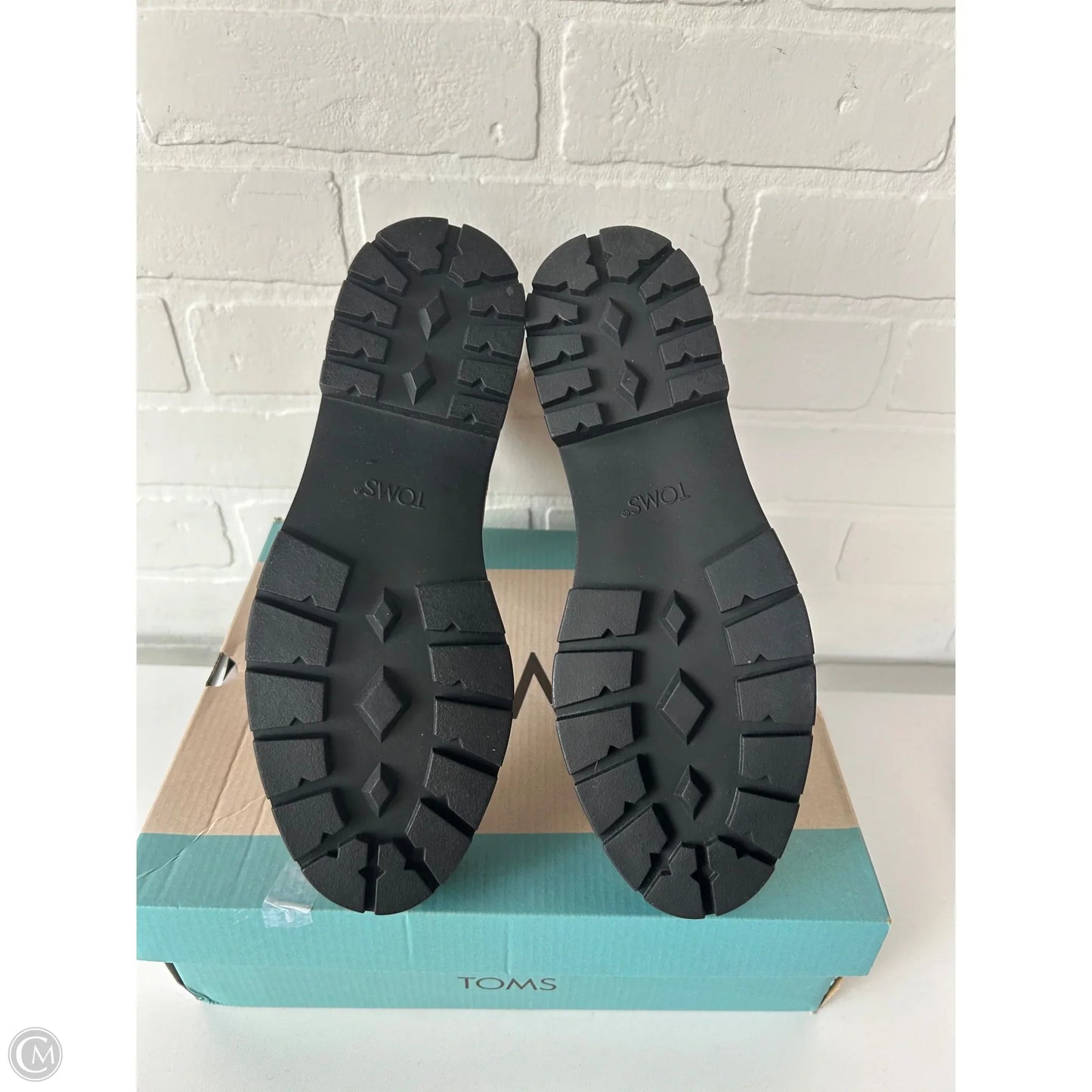 Boots Ankle Flats By Toms In Brown, Size: 7