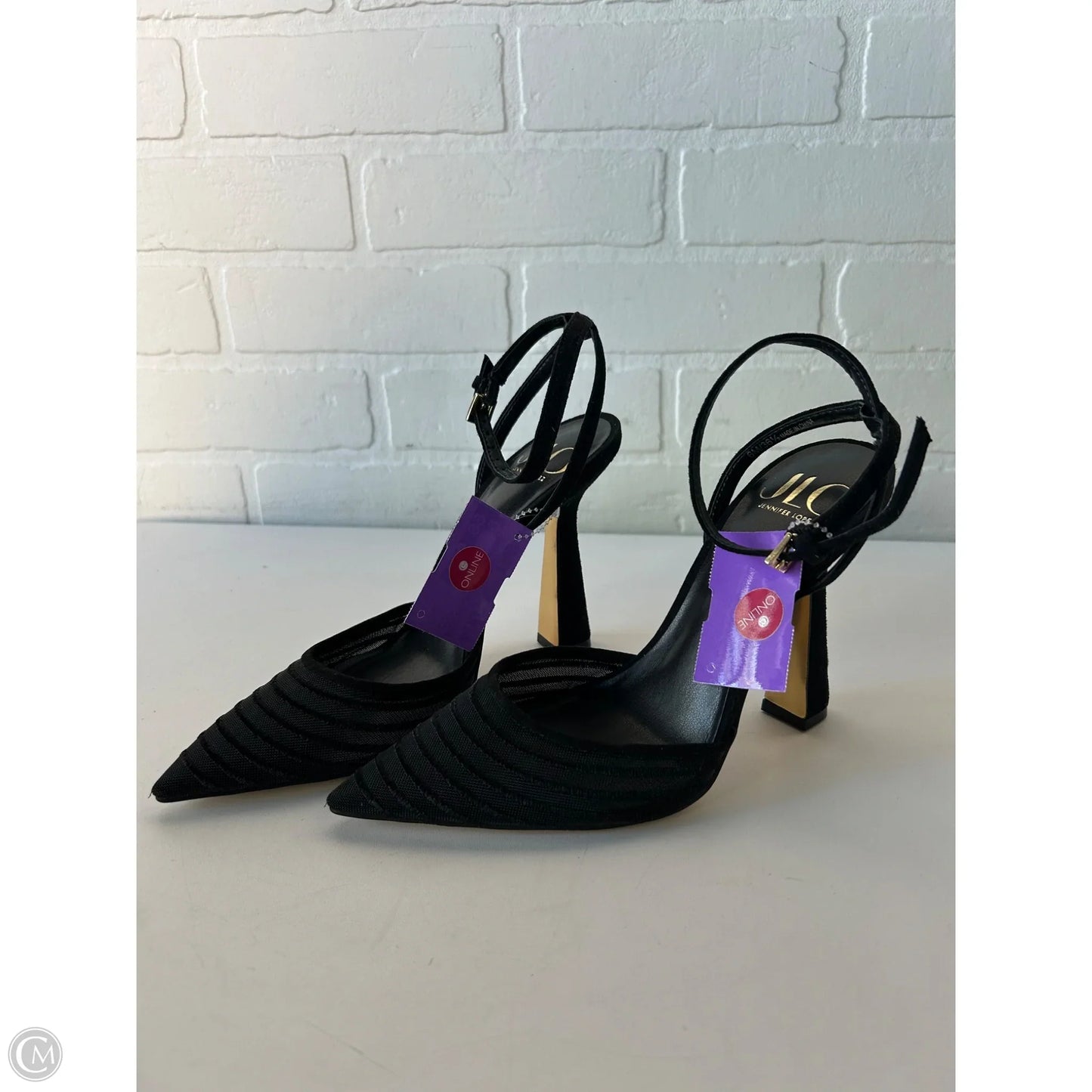 Sandals Heels Block By Jennifer Lopez In Black, Size: 6