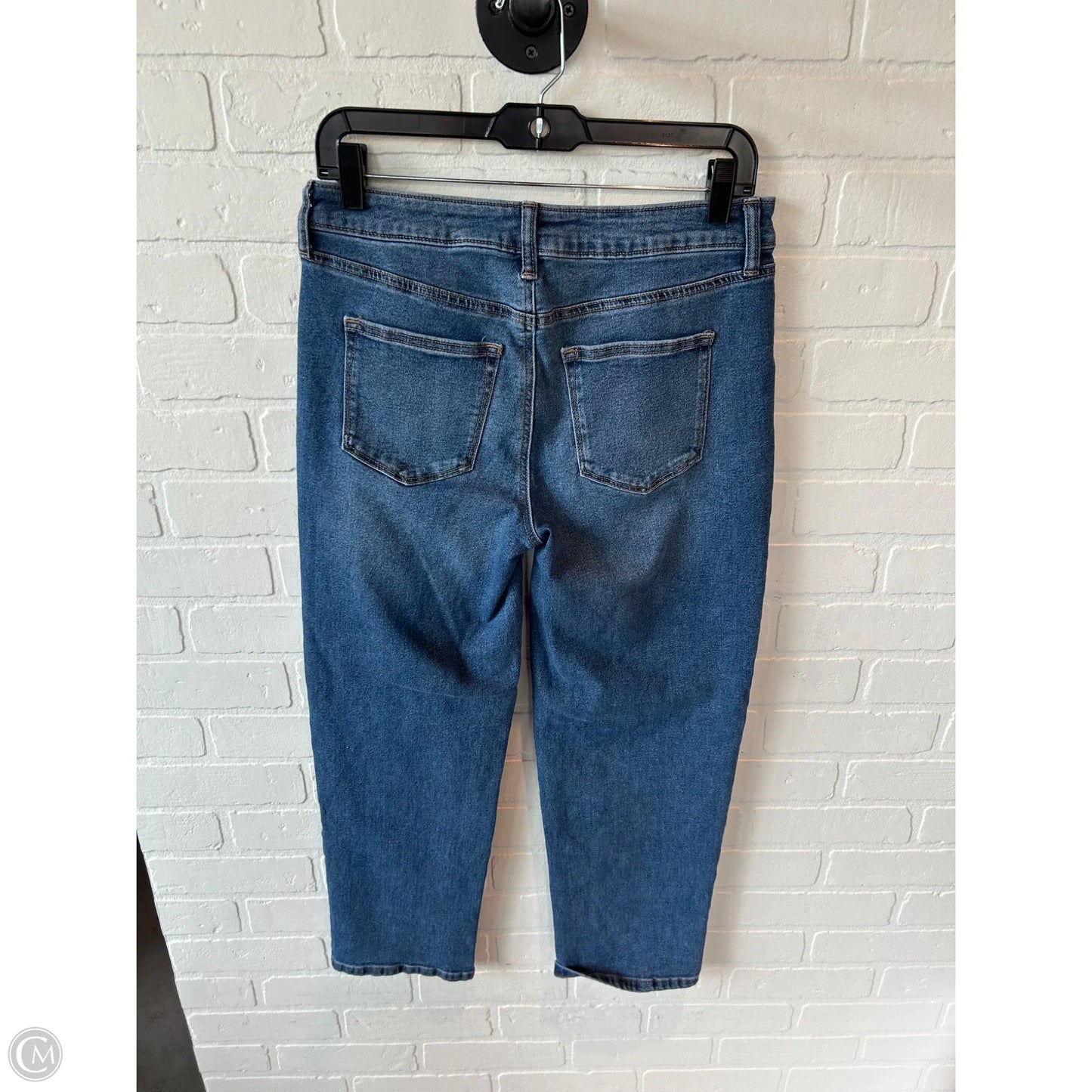 Jeans Cropped By Sonoma In Blue Denim, Size: 4
