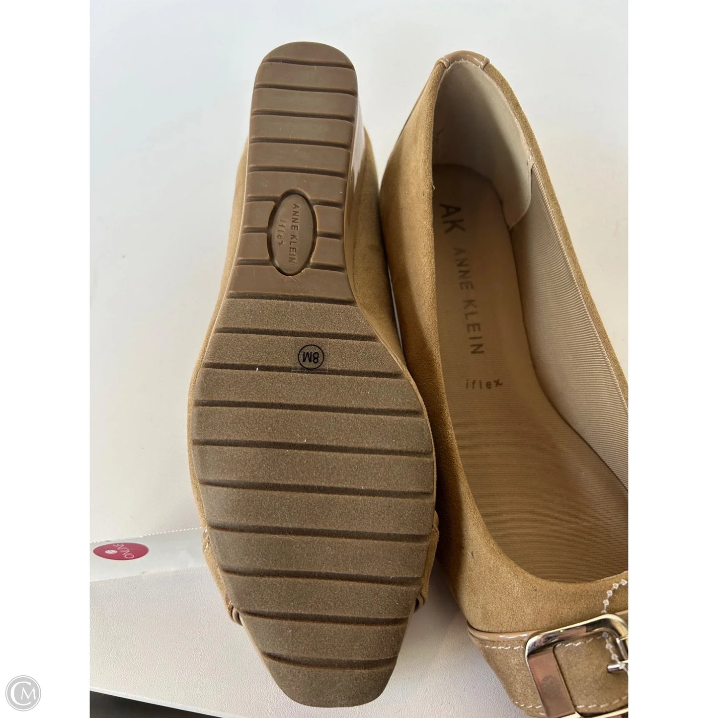 Shoes Heels Block By Anne Klein In Tan, Size: 8