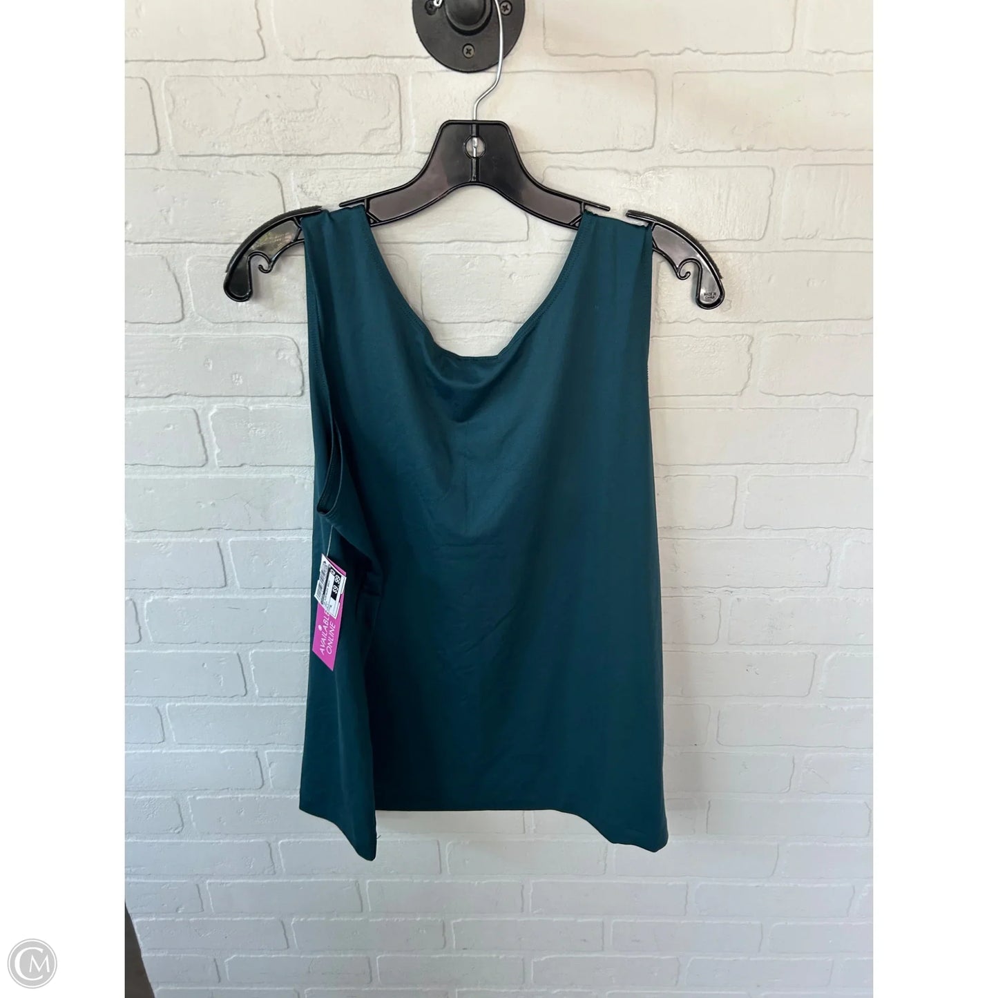 Top Sleeveless Basic By Chicos In Green, Size: Xl