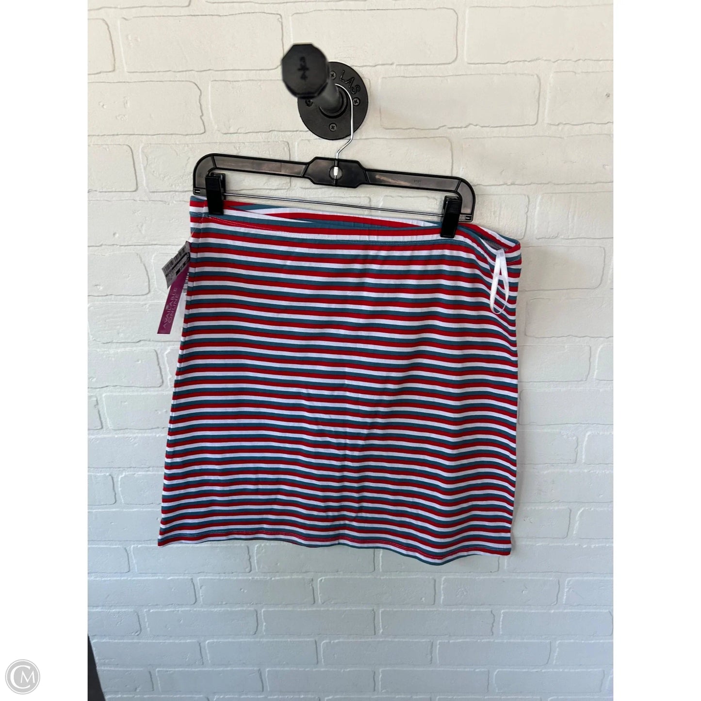 Top Sleeveless Basic By Torrid In Blue & Red & White, Size: 2x
