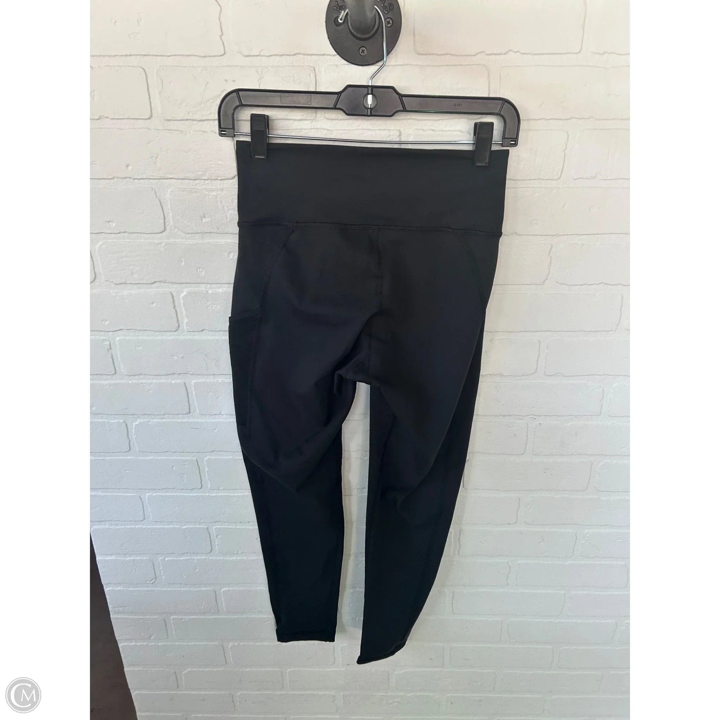 Athletic Leggings By Adidas In Black, Size: 8