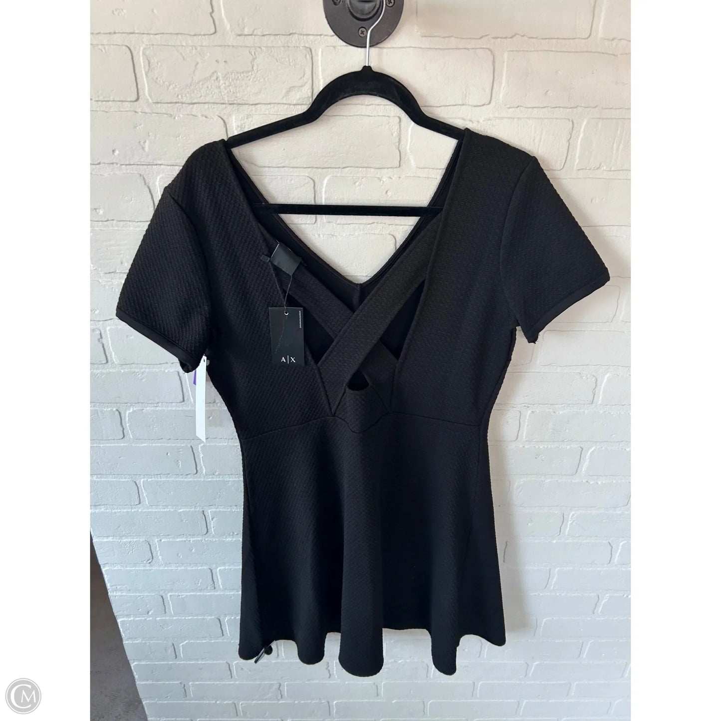 Dress Party Short By Armani Exchange In Black, Size: Xl