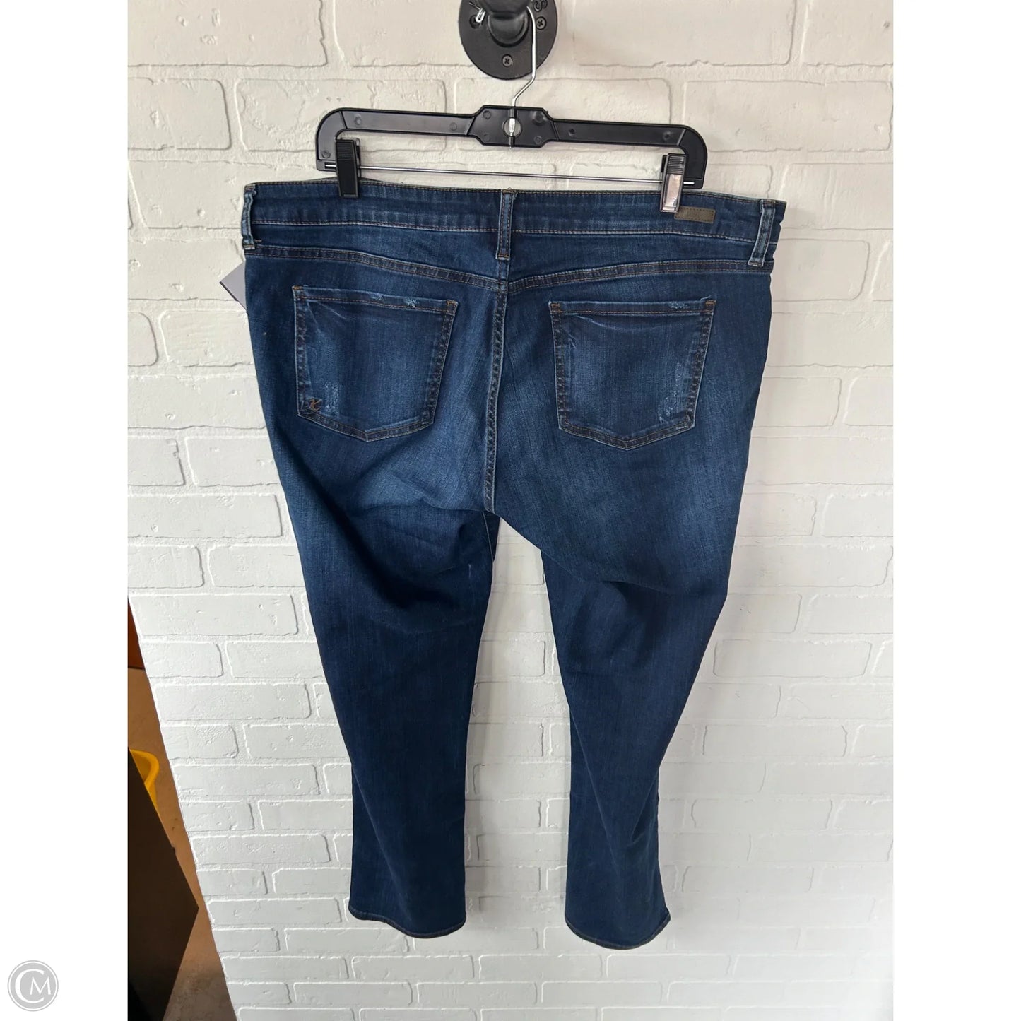 Jeans Boyfriend By Kut In Blue Denim, Size: 16