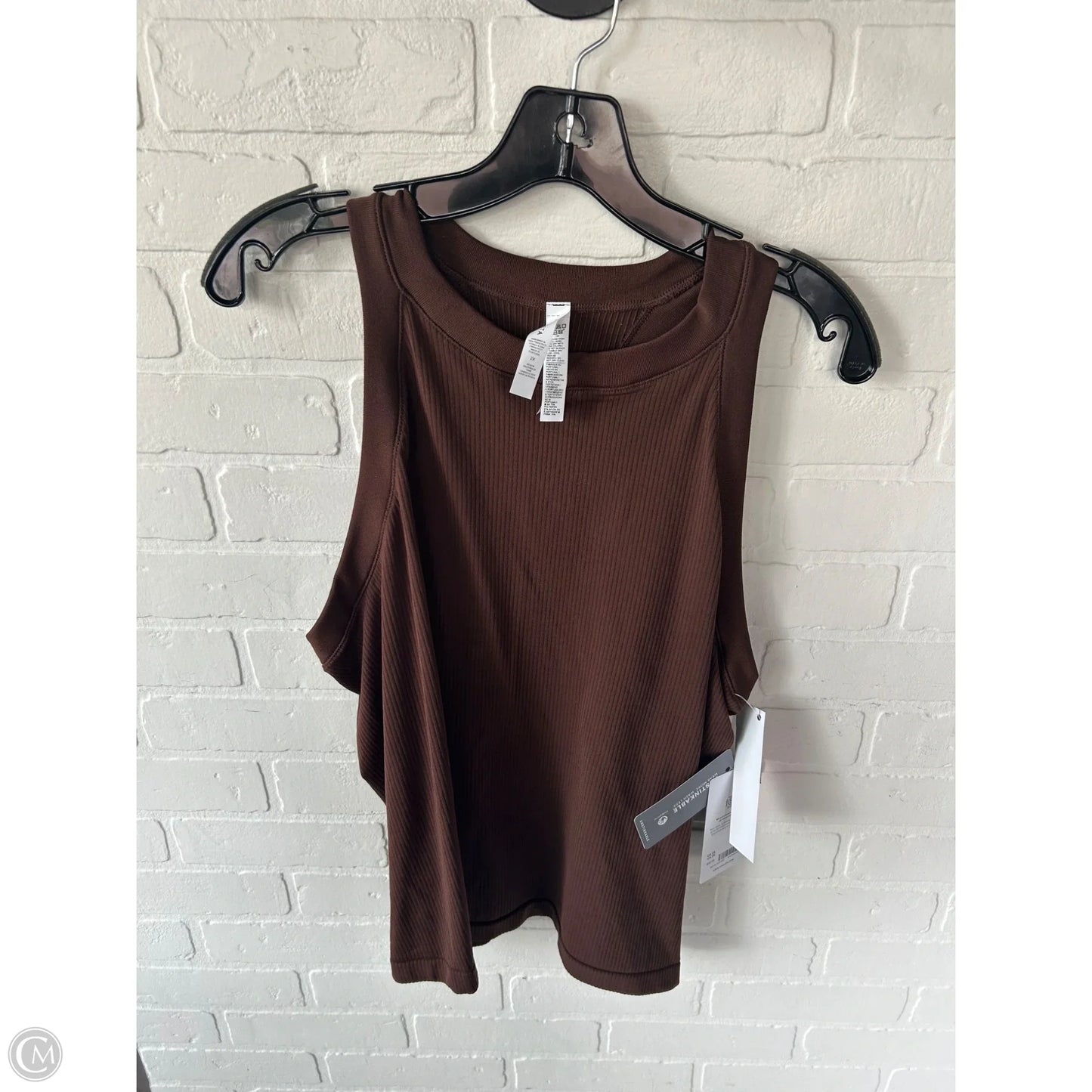 Athletic Tank Top By Athleta In Brown, Size: 2x