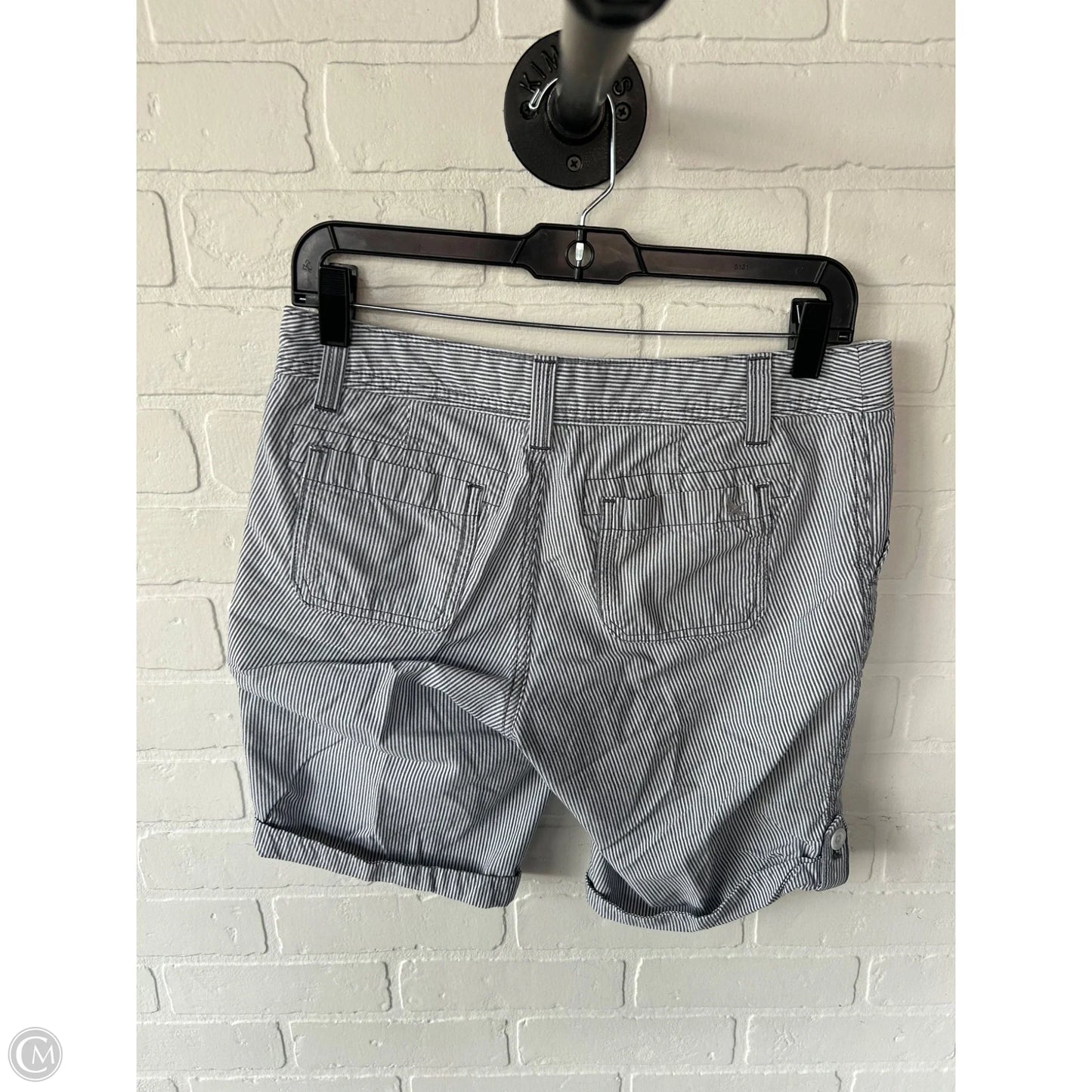 Shorts By Eddie Bauer In Grey & White, Size: 2