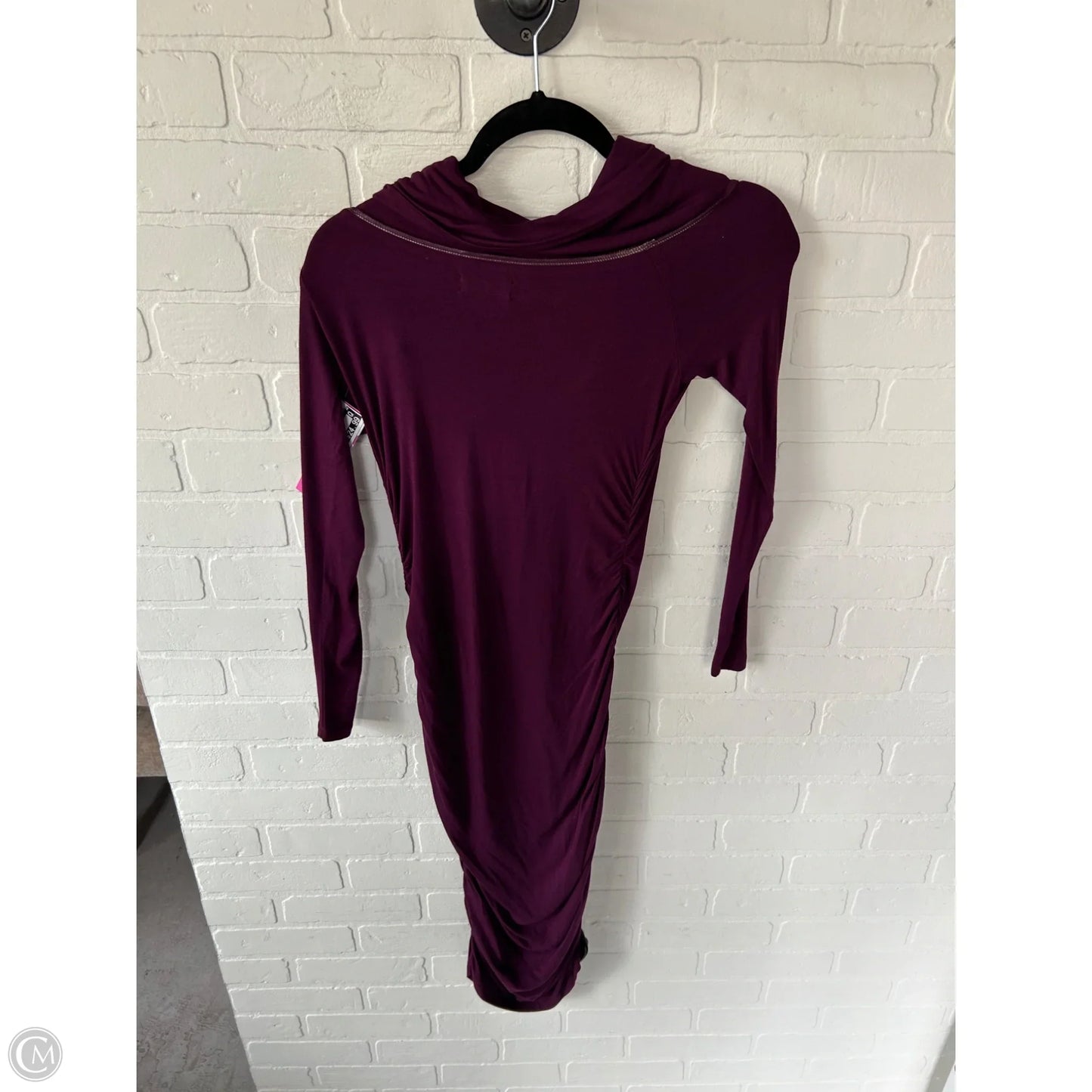 Dress Party Long By Bebe In Purple, Size: Xs