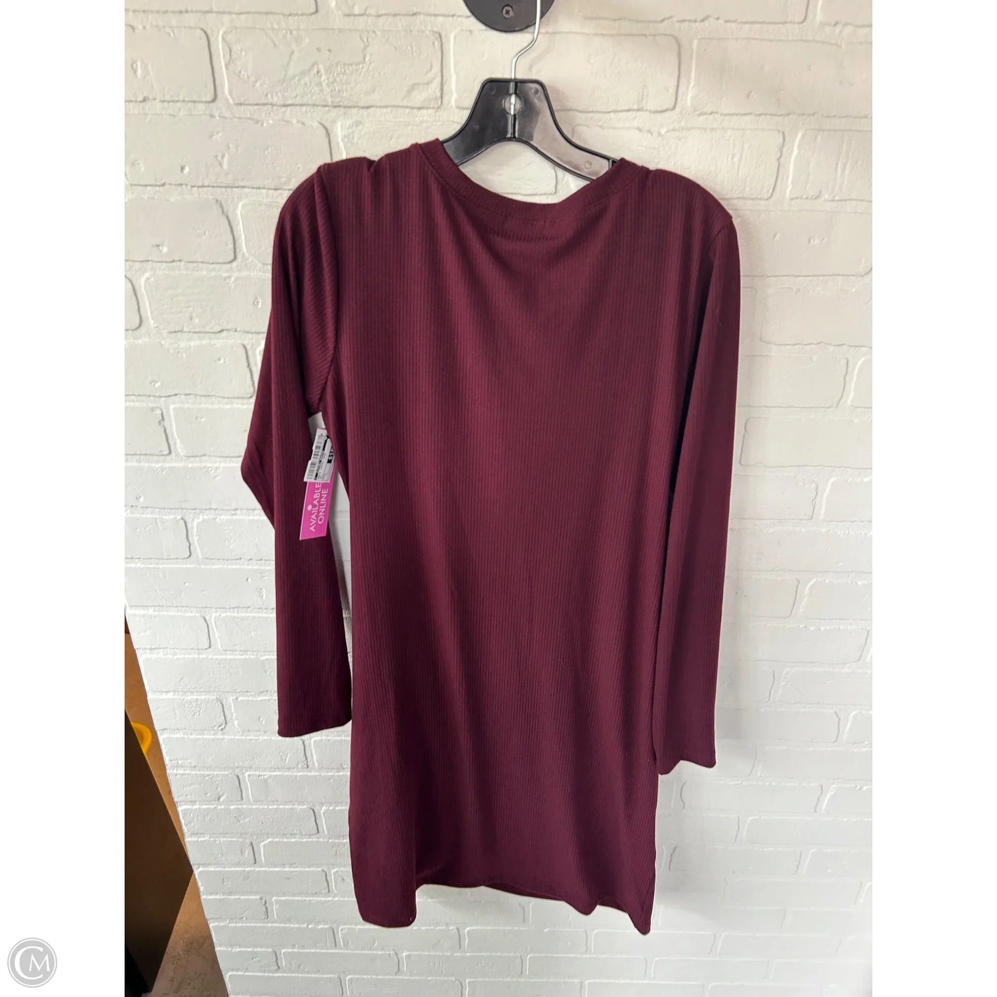 Dress Casual Midi By Clothes Mentor In Red, Size: L