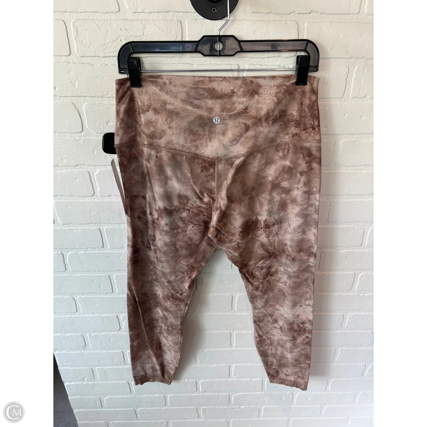 Athletic Leggings By Lululemon In Bronze, Size: 12